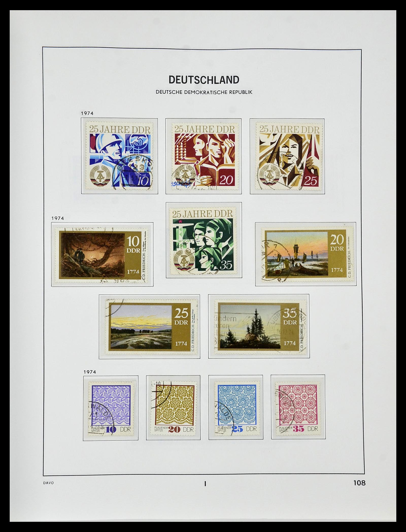 34459 126 - Postzegelverzameling 34459 DDR 1948-1990.