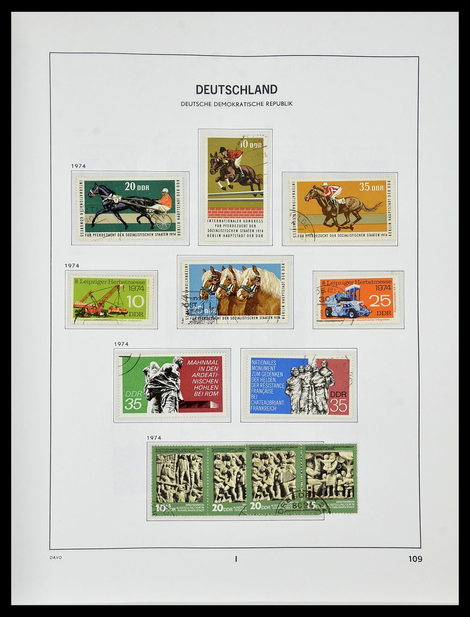34459 127 - Postzegelverzameling 34459 DDR 1948-1990.