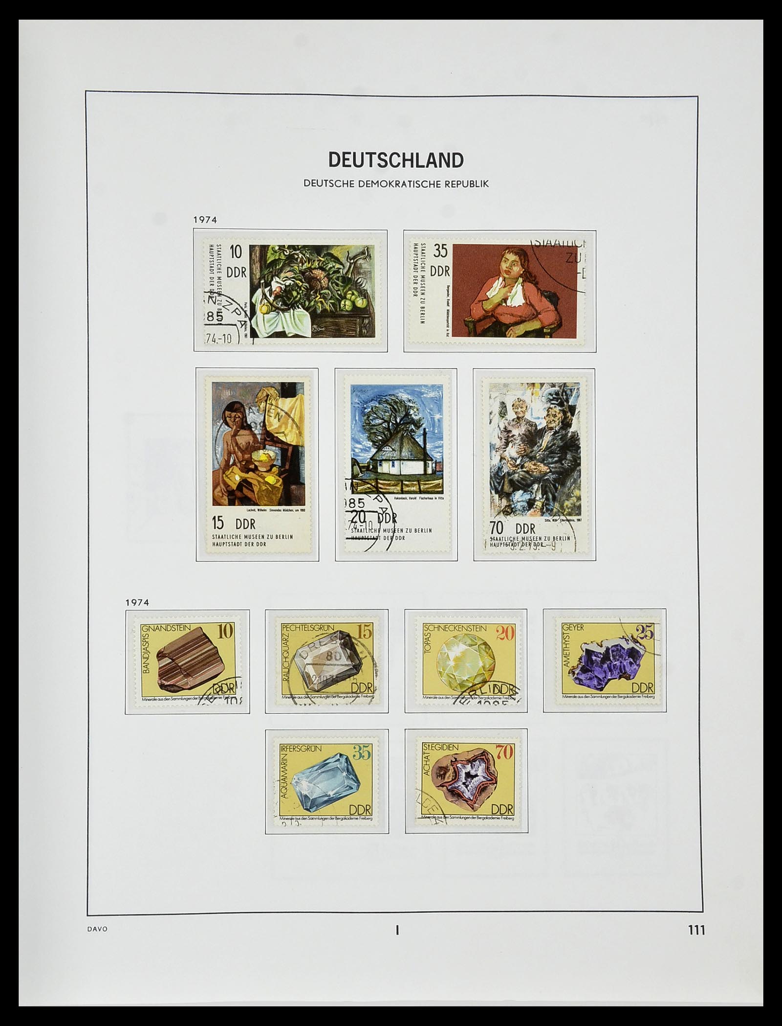 34459 129 - Postzegelverzameling 34459 DDR 1948-1990.
