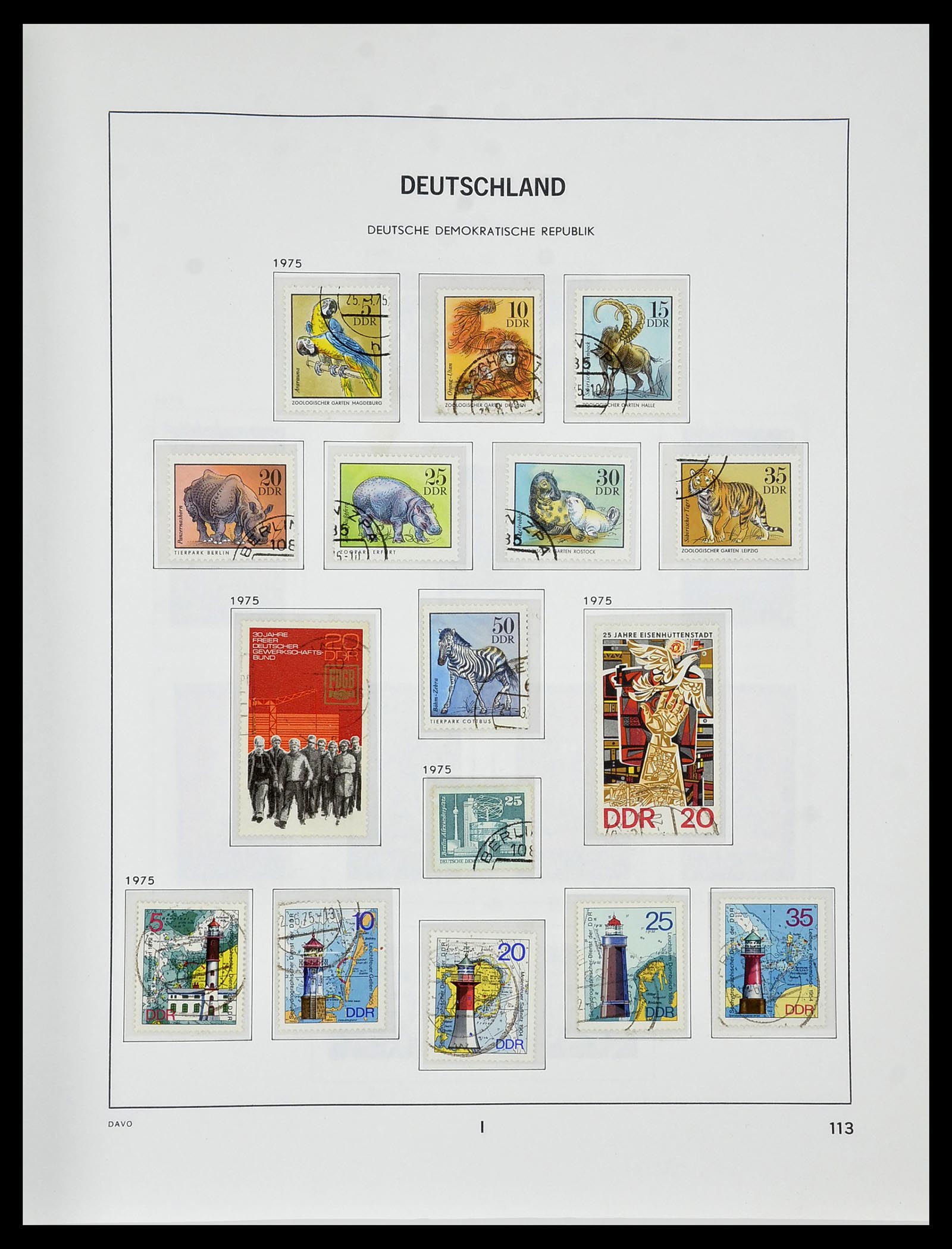 34459 132 - Postzegelverzameling 34459 DDR 1948-1990.