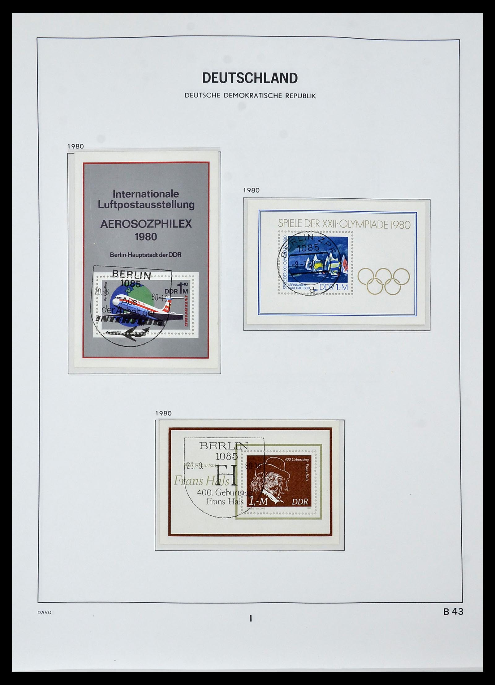 34459 307 - Postzegelverzameling 34459 DDR 1948-1990.
