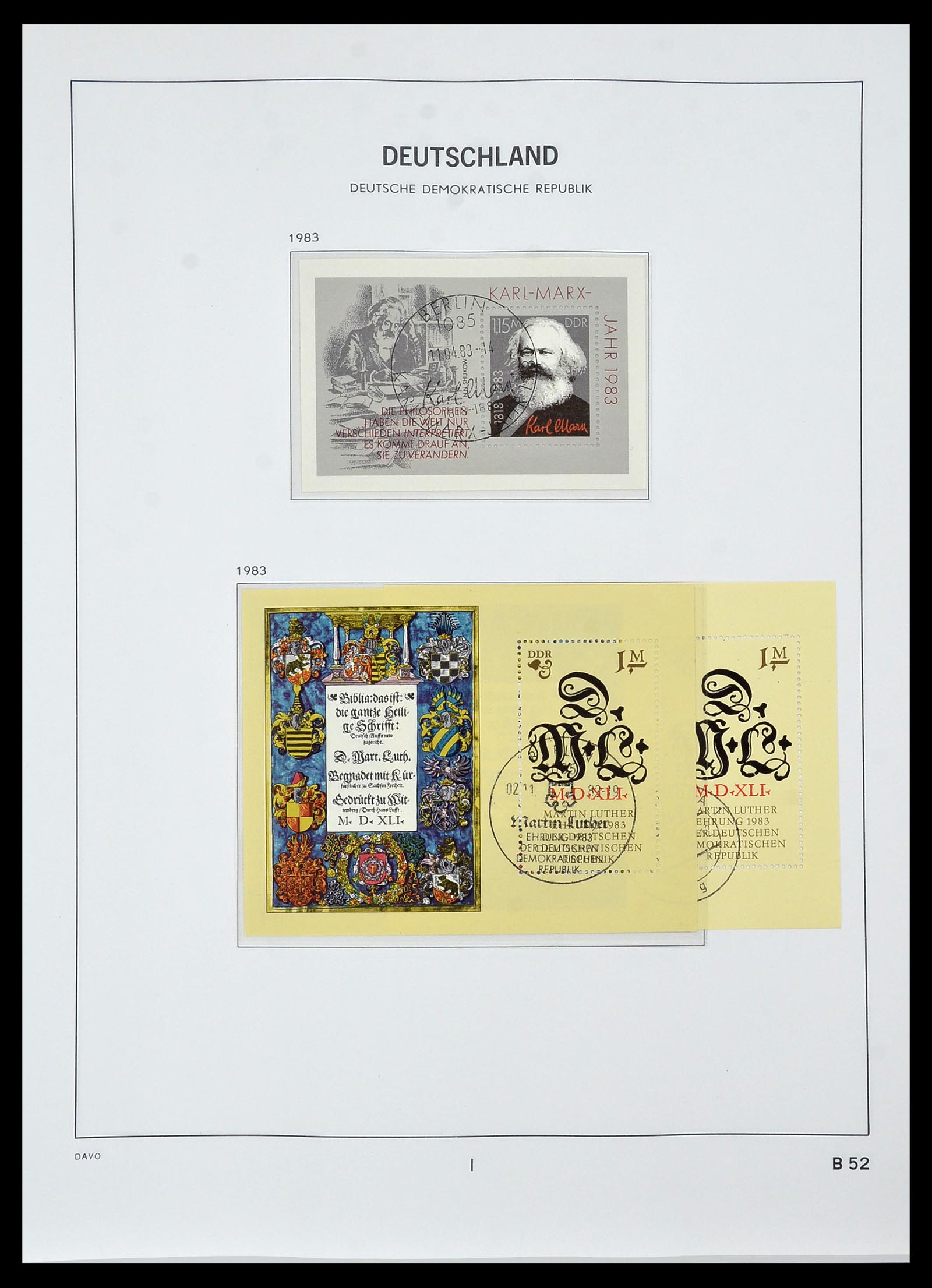 34459 318 - Postzegelverzameling 34459 DDR 1948-1990.