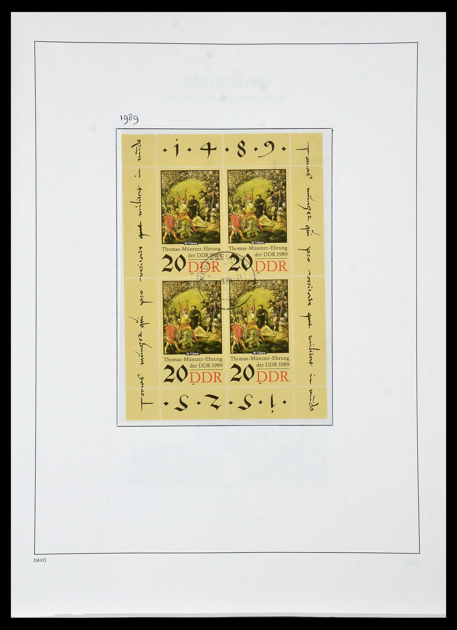 34459 341 - Stamp Collection 34459 GDR 1948-1990.
