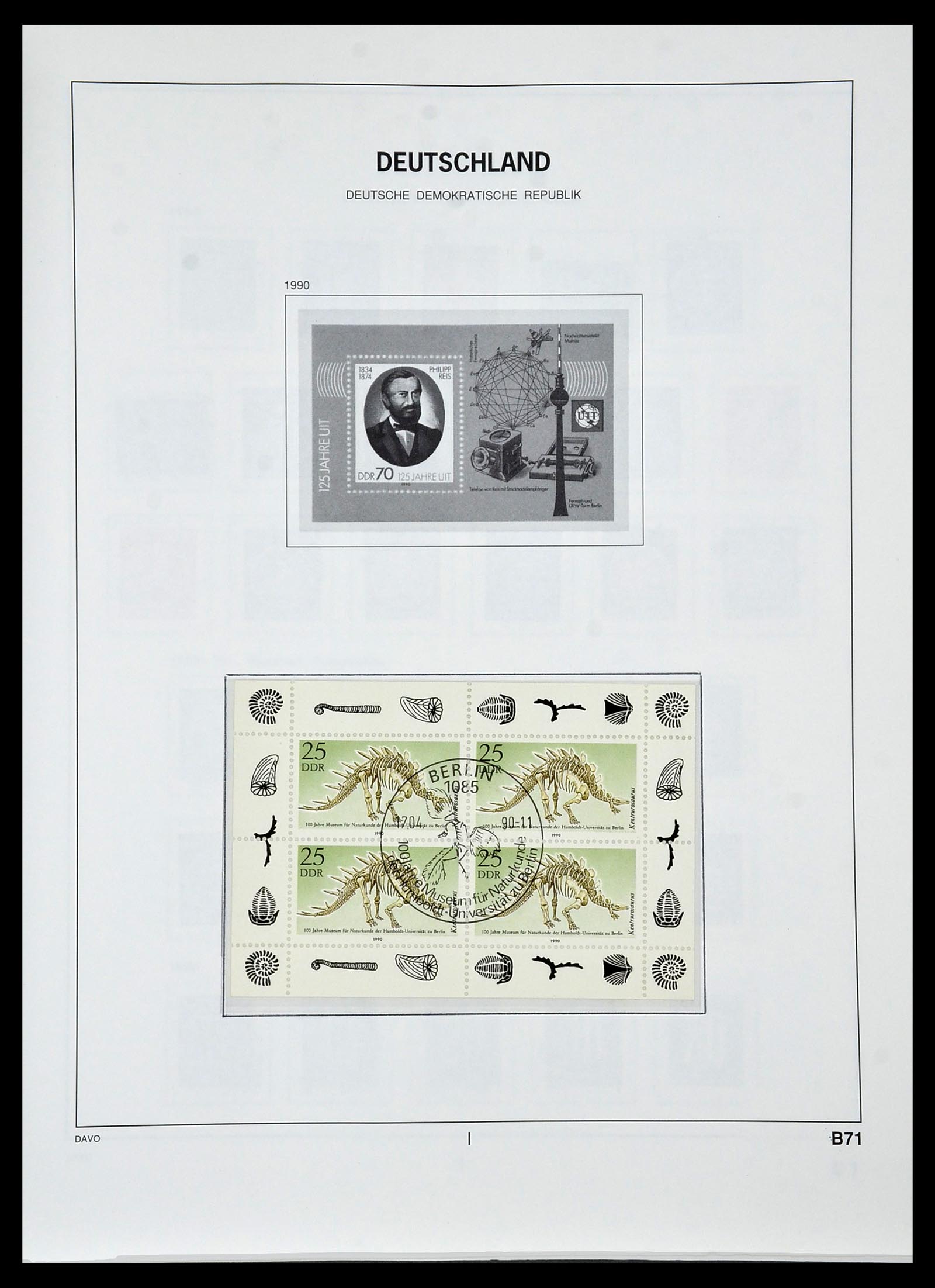 34459 343 - Stamp Collection 34459 GDR 1948-1990.