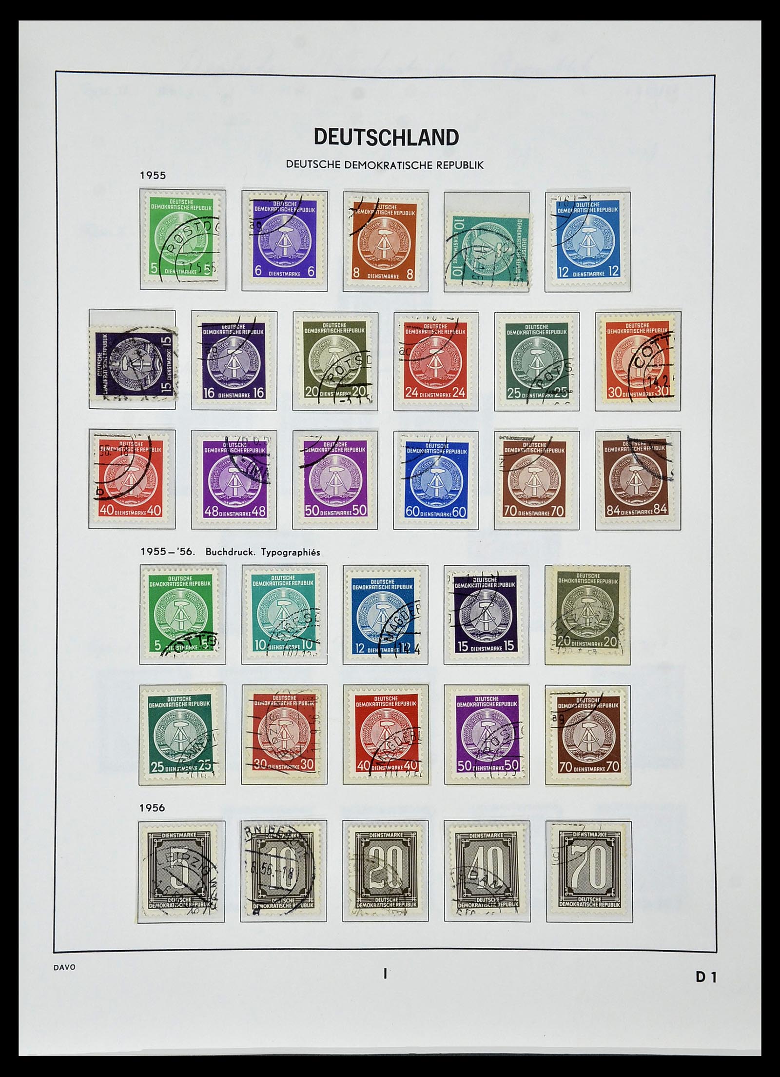 34459 344 - Stamp Collection 34459 GDR 1948-1990.