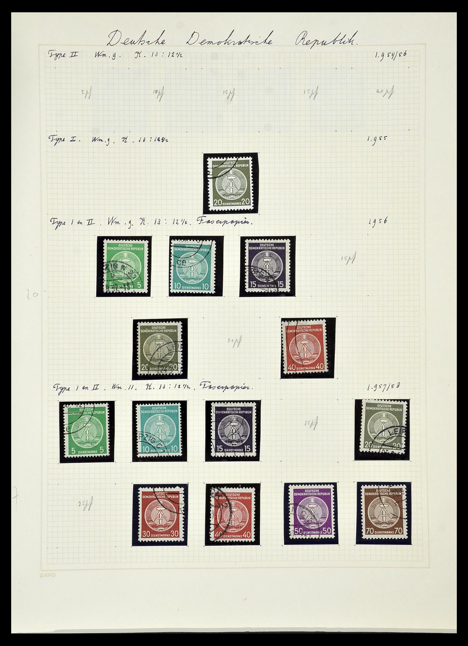 34459 345 - Stamp Collection 34459 GDR 1948-1990.