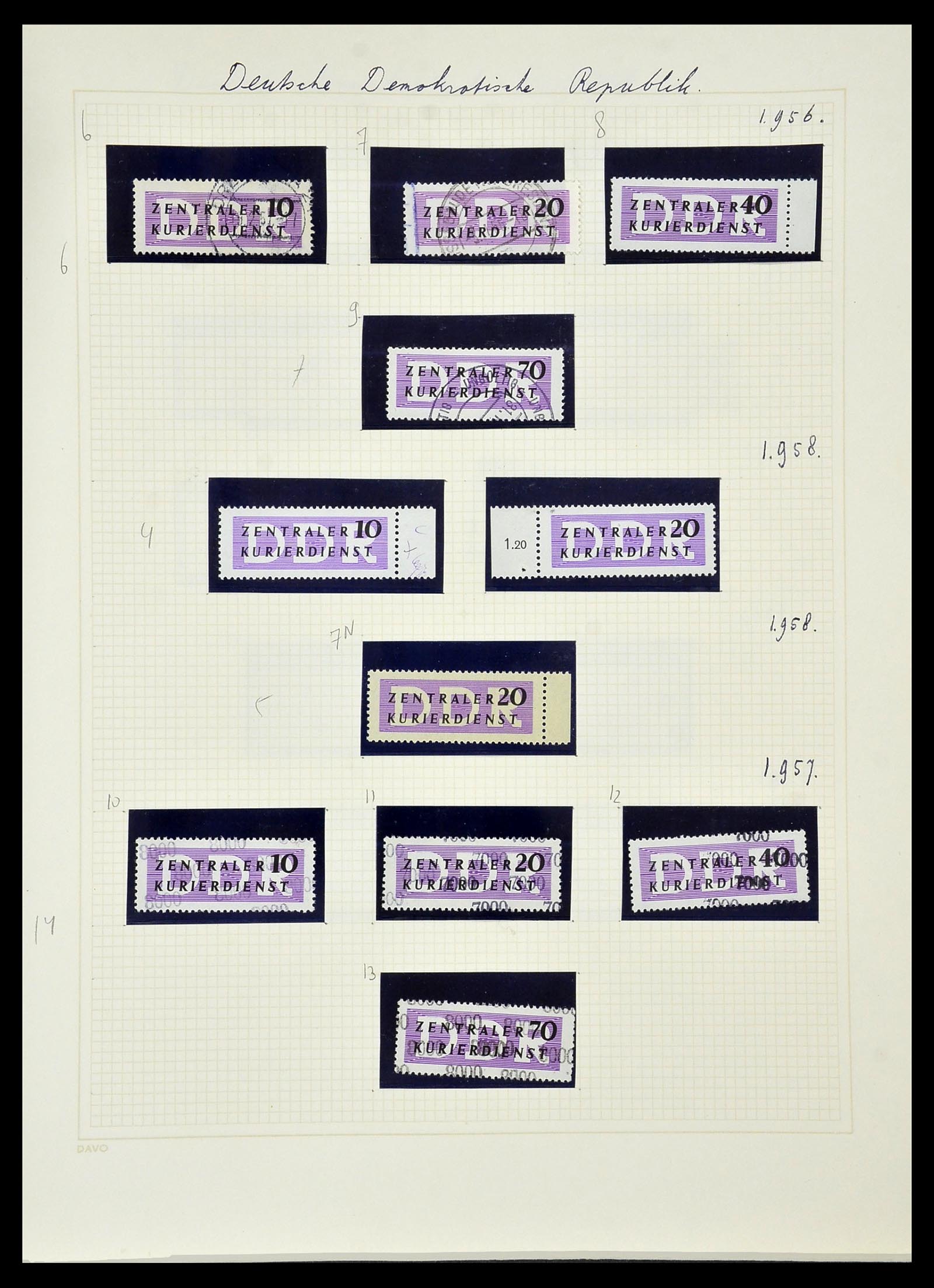 34459 347 - Stamp Collection 34459 GDR 1948-1990.