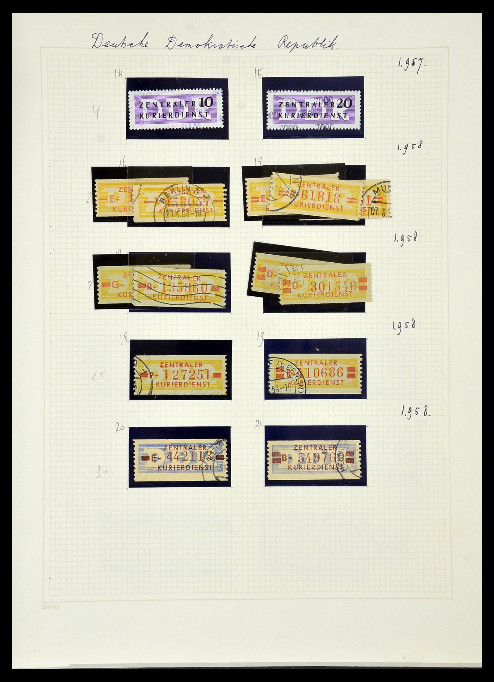 34459 348 - Stamp Collection 34459 GDR 1948-1990.