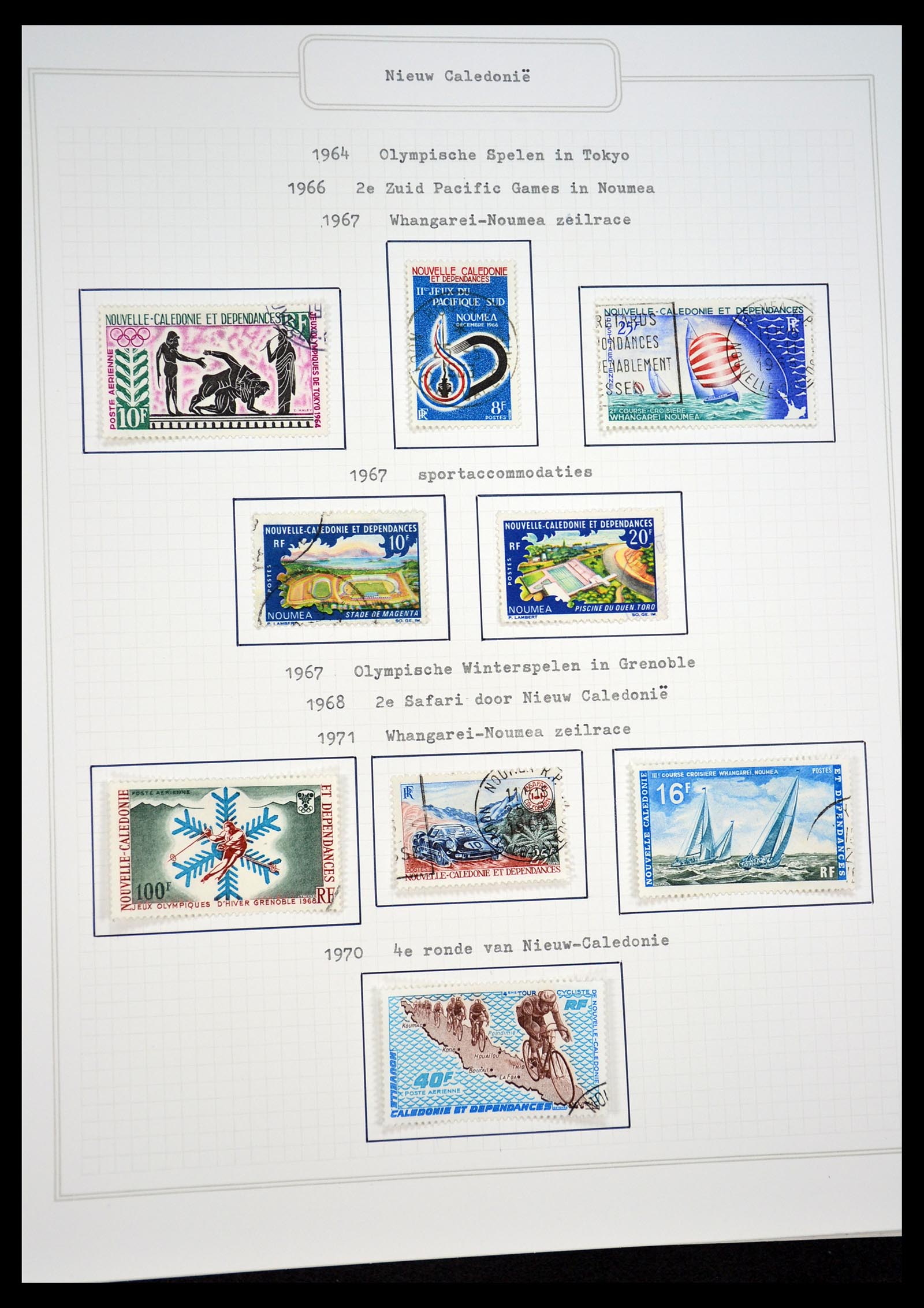 34460 0002 - Postzegelverzameling 34460 Motief Sport 1896-2018!