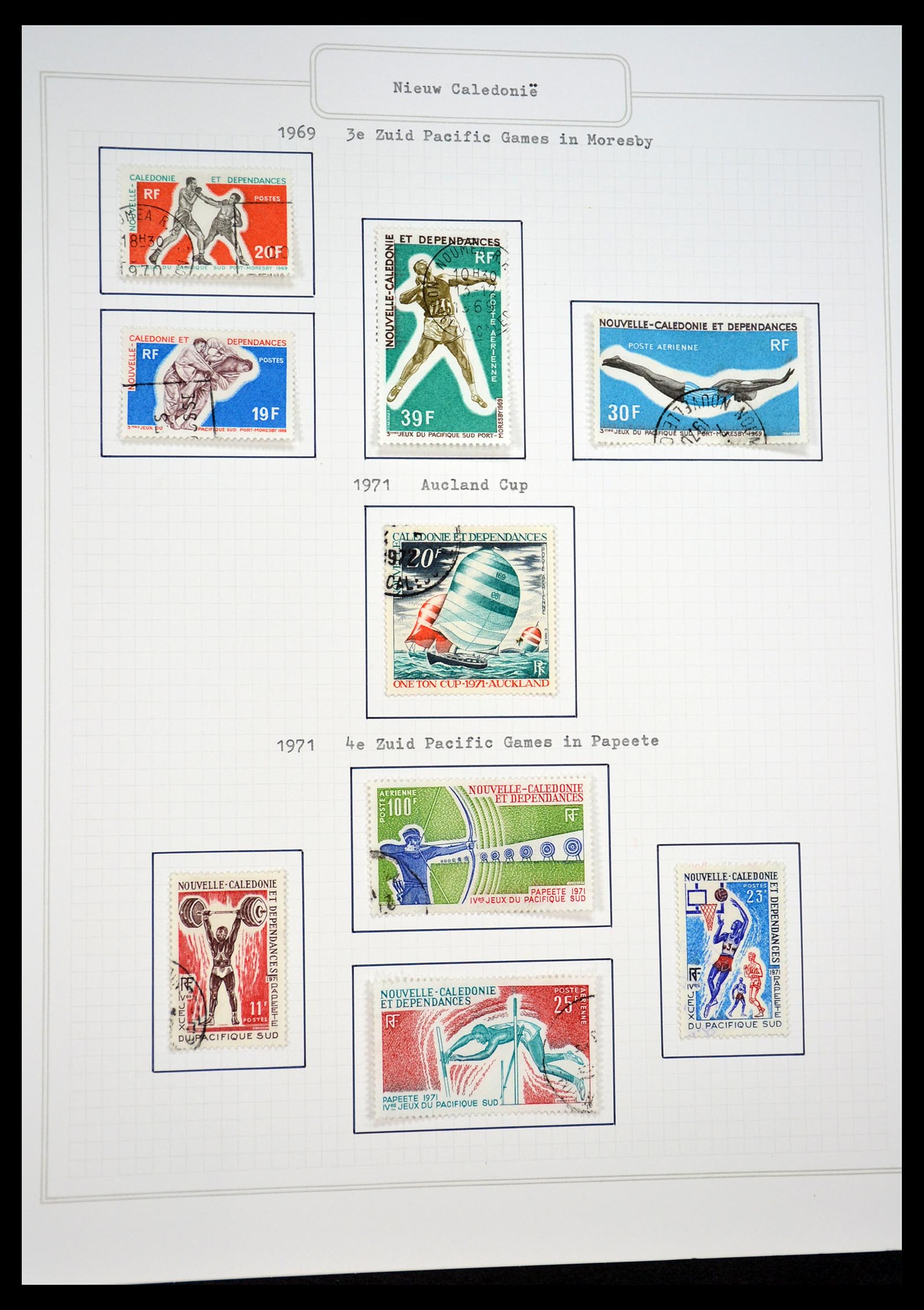 34460 0004 - Postzegelverzameling 34460 Motief Sport 1896-2018!