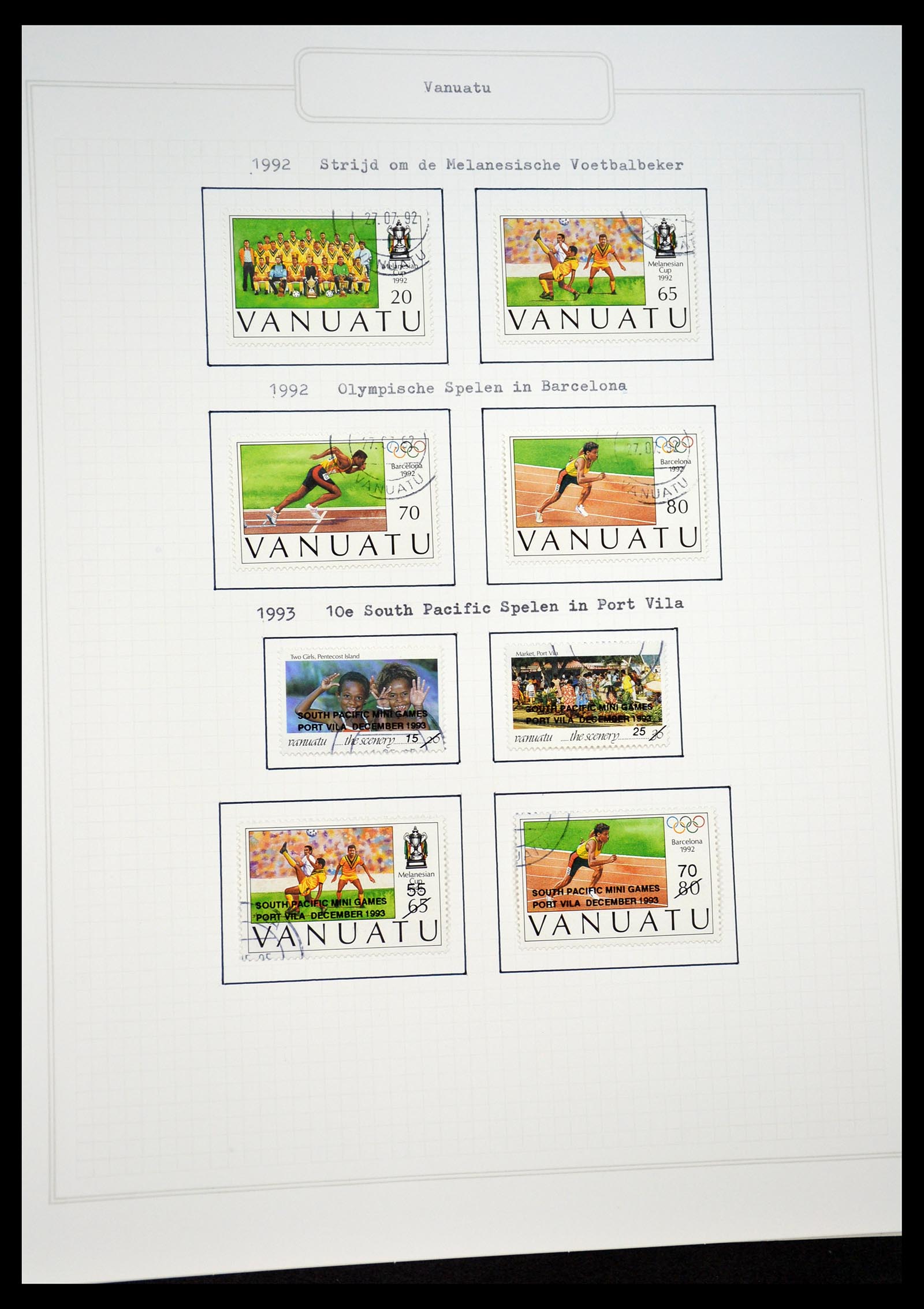 34460 0018 - Postzegelverzameling 34460 Motief Sport 1896-2018!