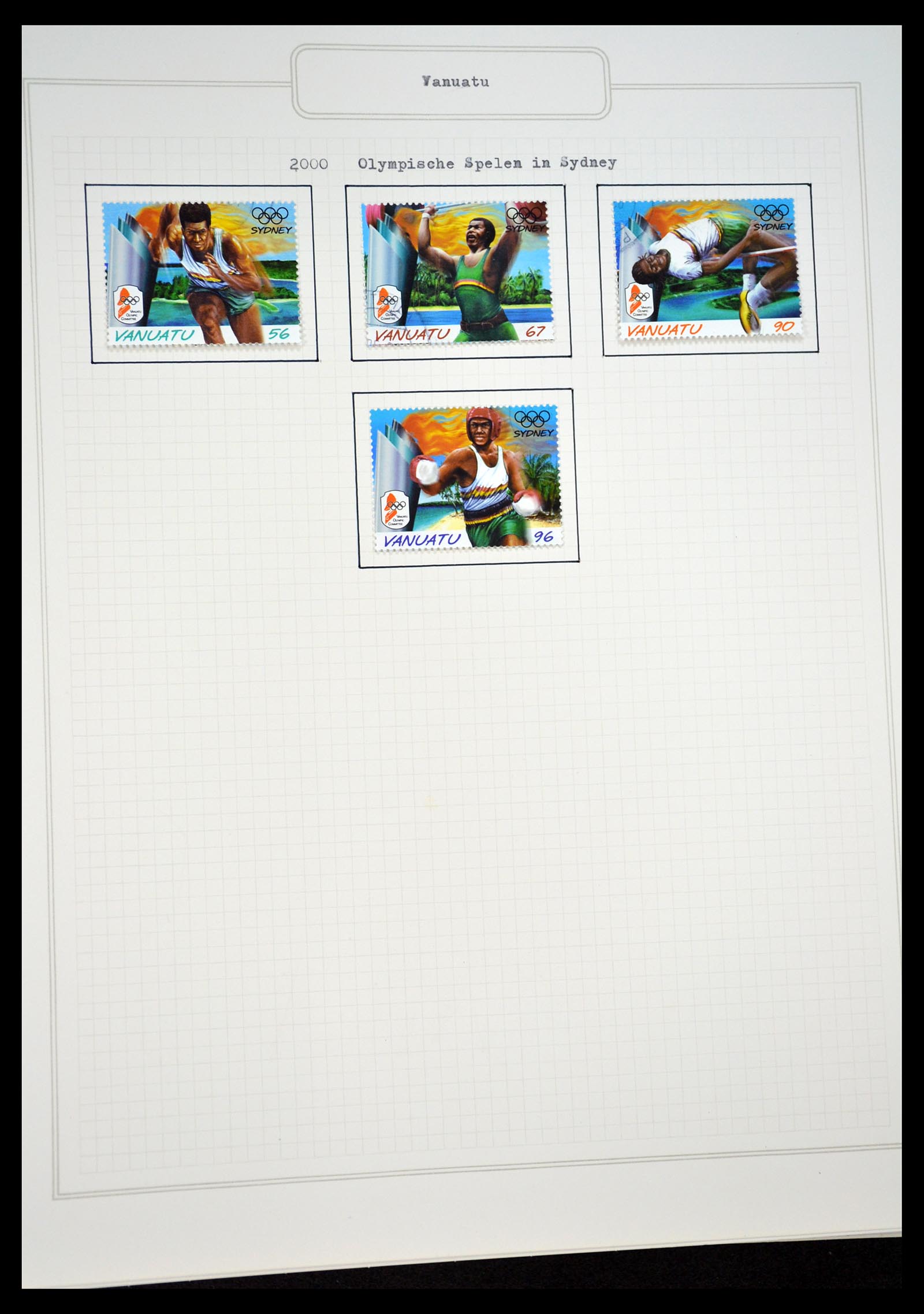 34460 0020 - Postzegelverzameling 34460 Motief Sport 1896-2018!