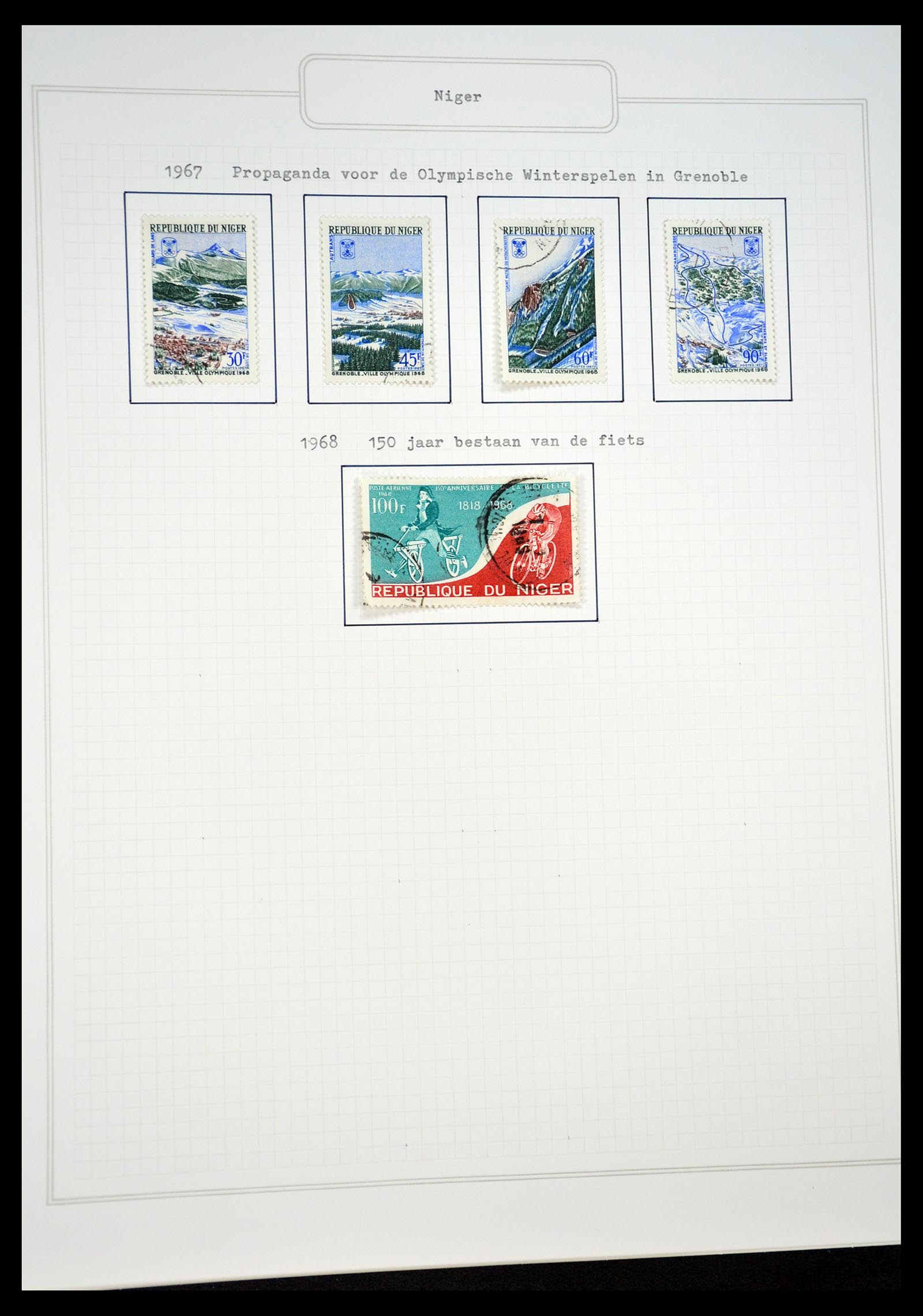 34460 0023 - Postzegelverzameling 34460 Motief Sport 1896-2018!