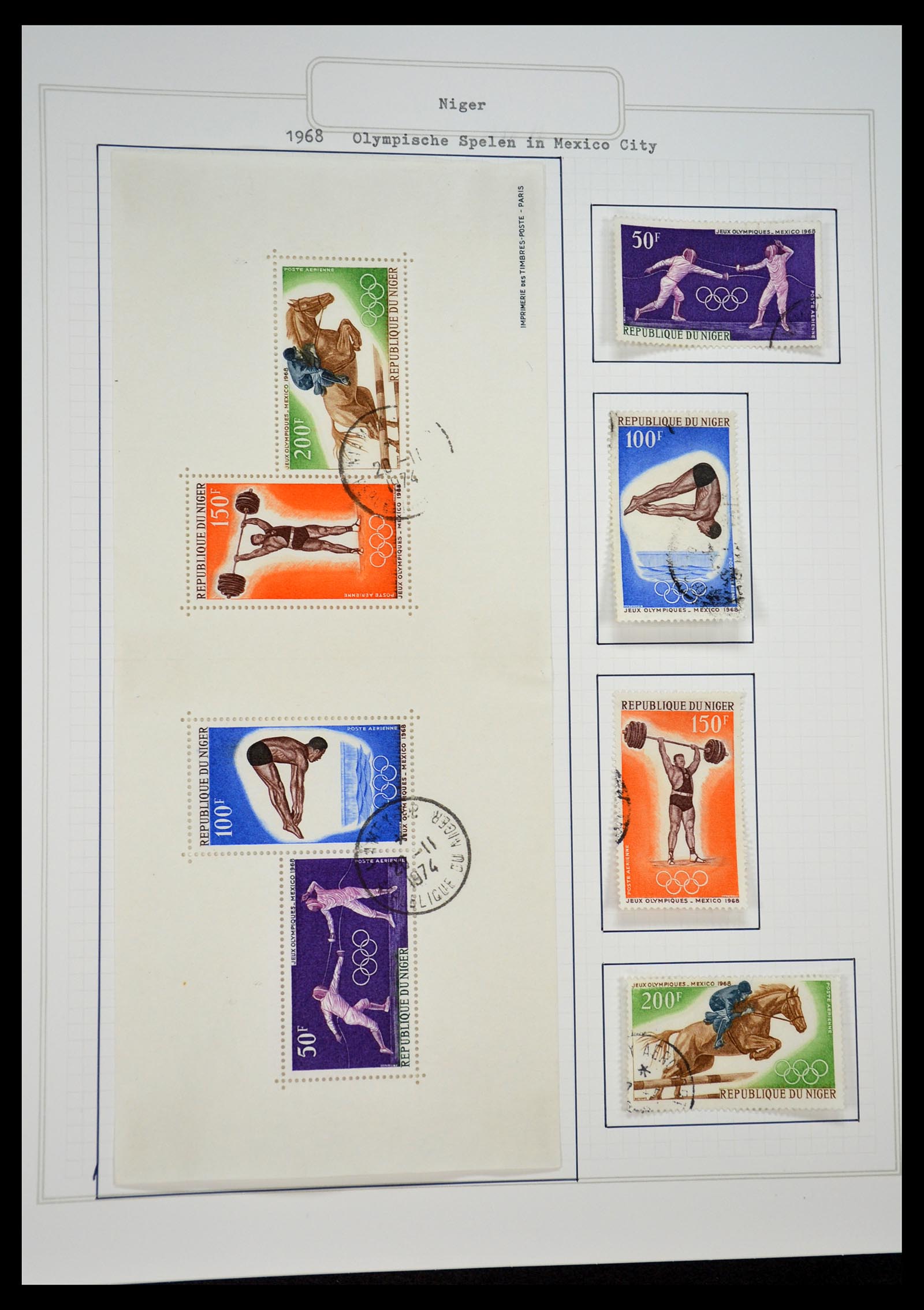 34460 0024 - Postzegelverzameling 34460 Motief Sport 1896-2018!