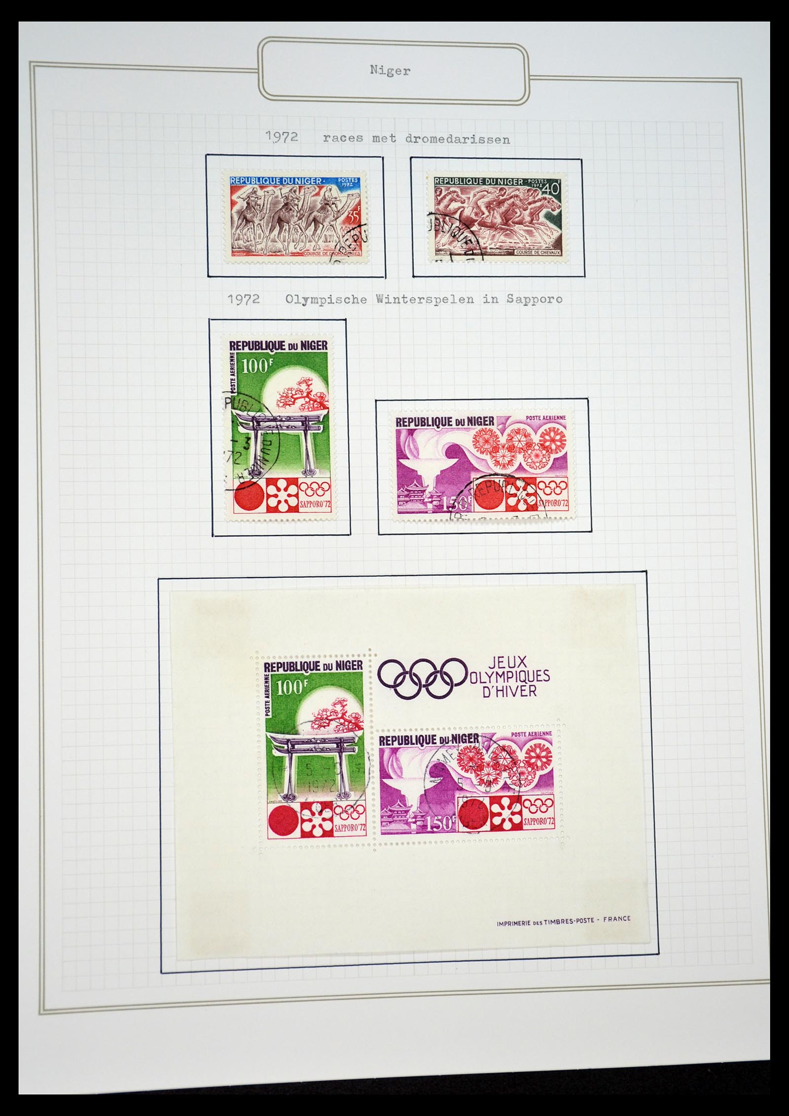 34460 0026 - Postzegelverzameling 34460 Motief Sport 1896-2018!