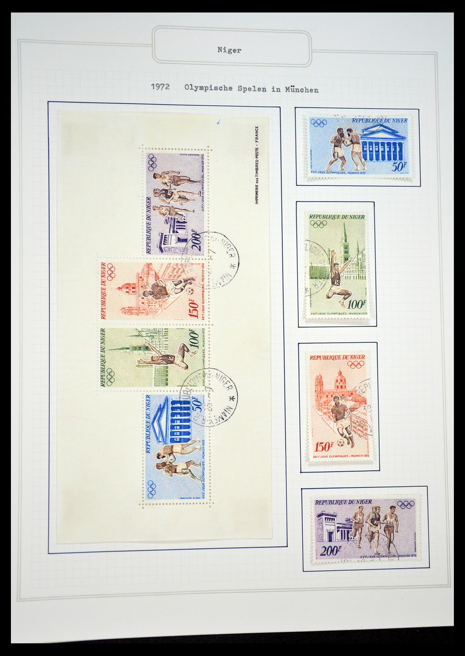 34460 0027 - Postzegelverzameling 34460 Motief Sport 1896-2018!