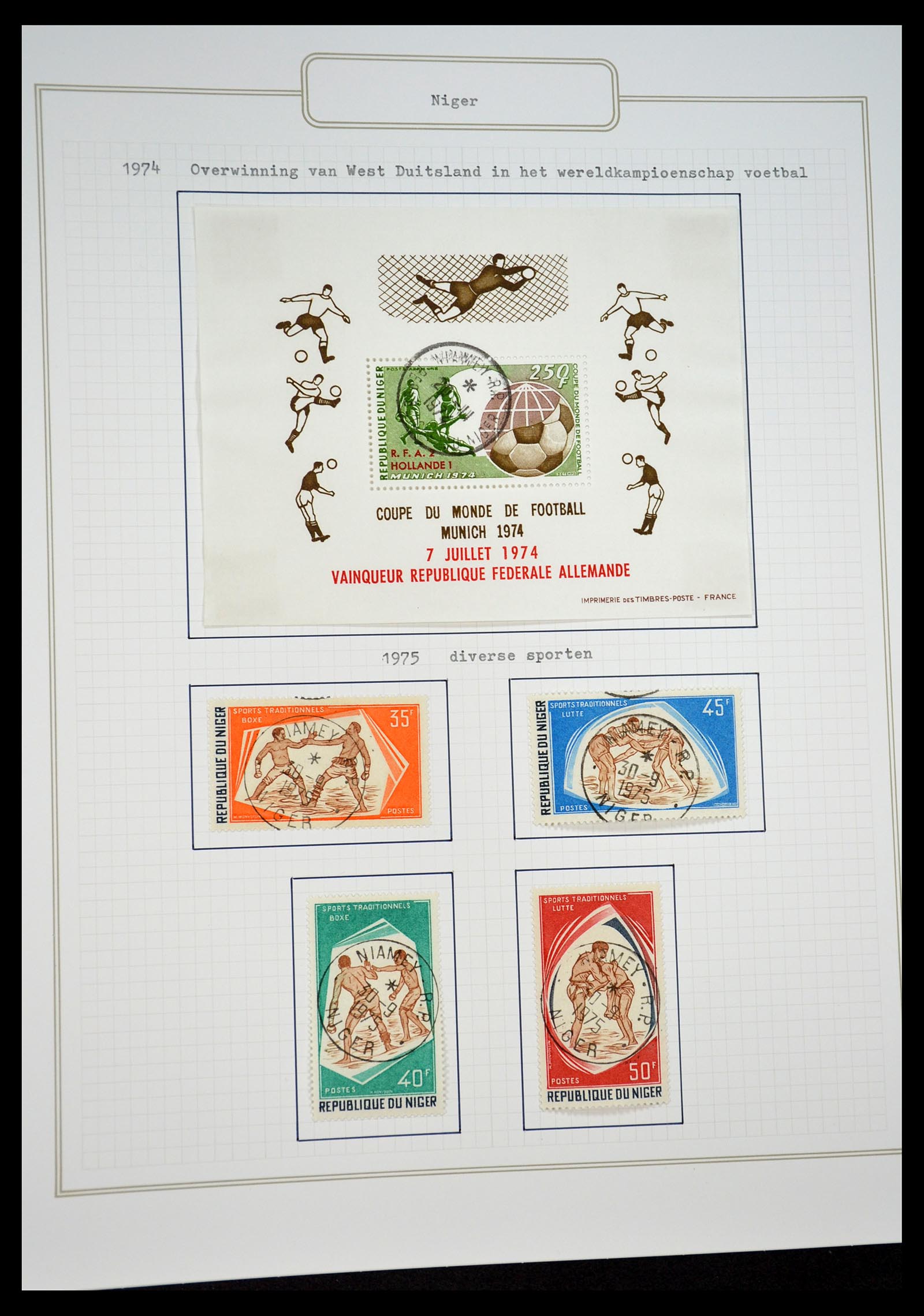 34460 0031 - Postzegelverzameling 34460 Motief Sport 1896-2018!