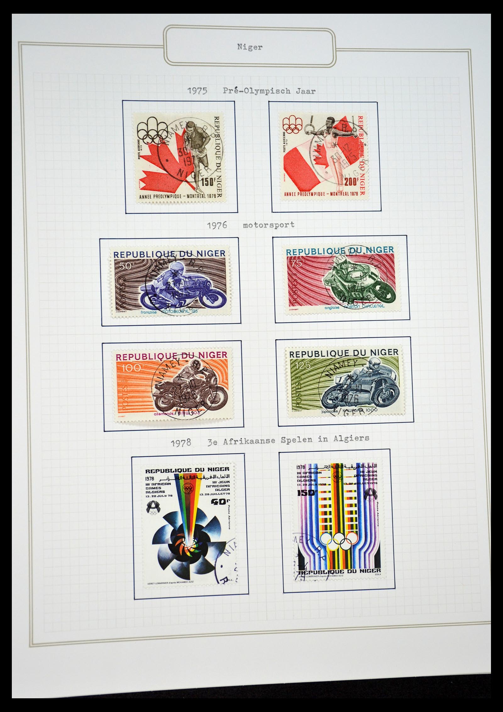 34460 0032 - Postzegelverzameling 34460 Motief Sport 1896-2018!