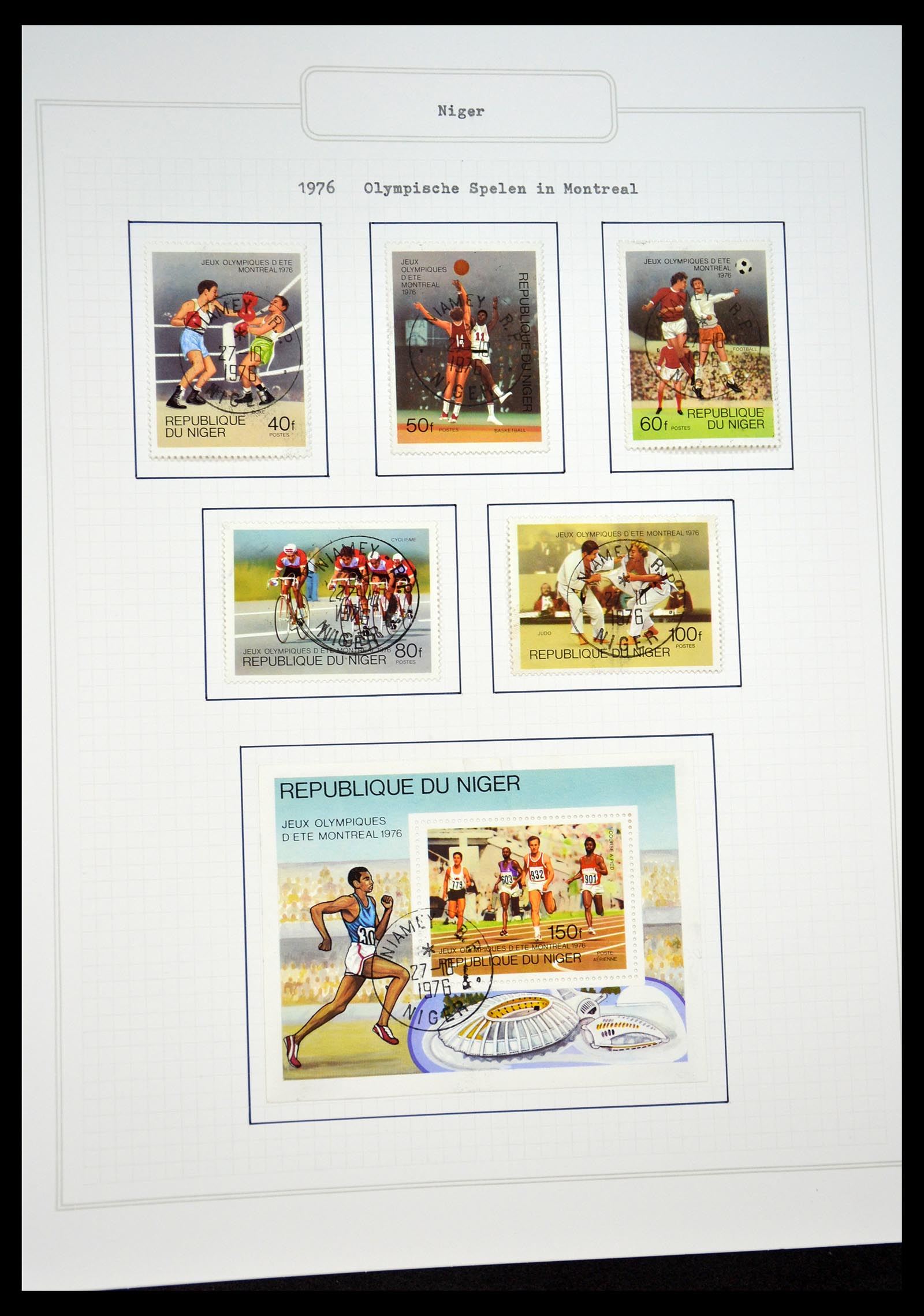 34460 0034 - Postzegelverzameling 34460 Motief Sport 1896-2018!