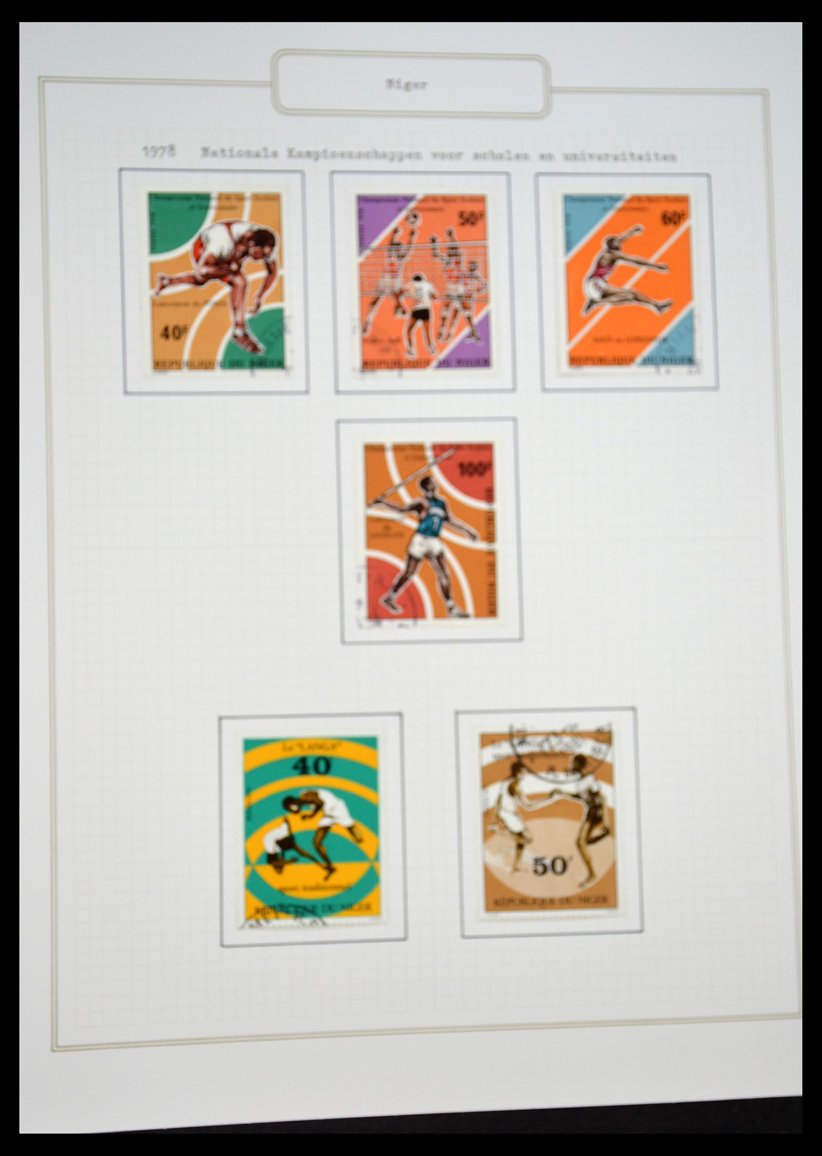 34460 0036 - Postzegelverzameling 34460 Motief Sport 1896-2018!