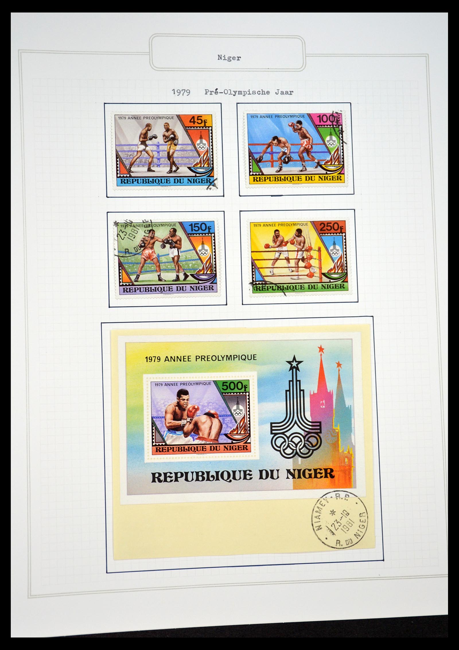 34460 0040 - Postzegelverzameling 34460 Motief Sport 1896-2018!