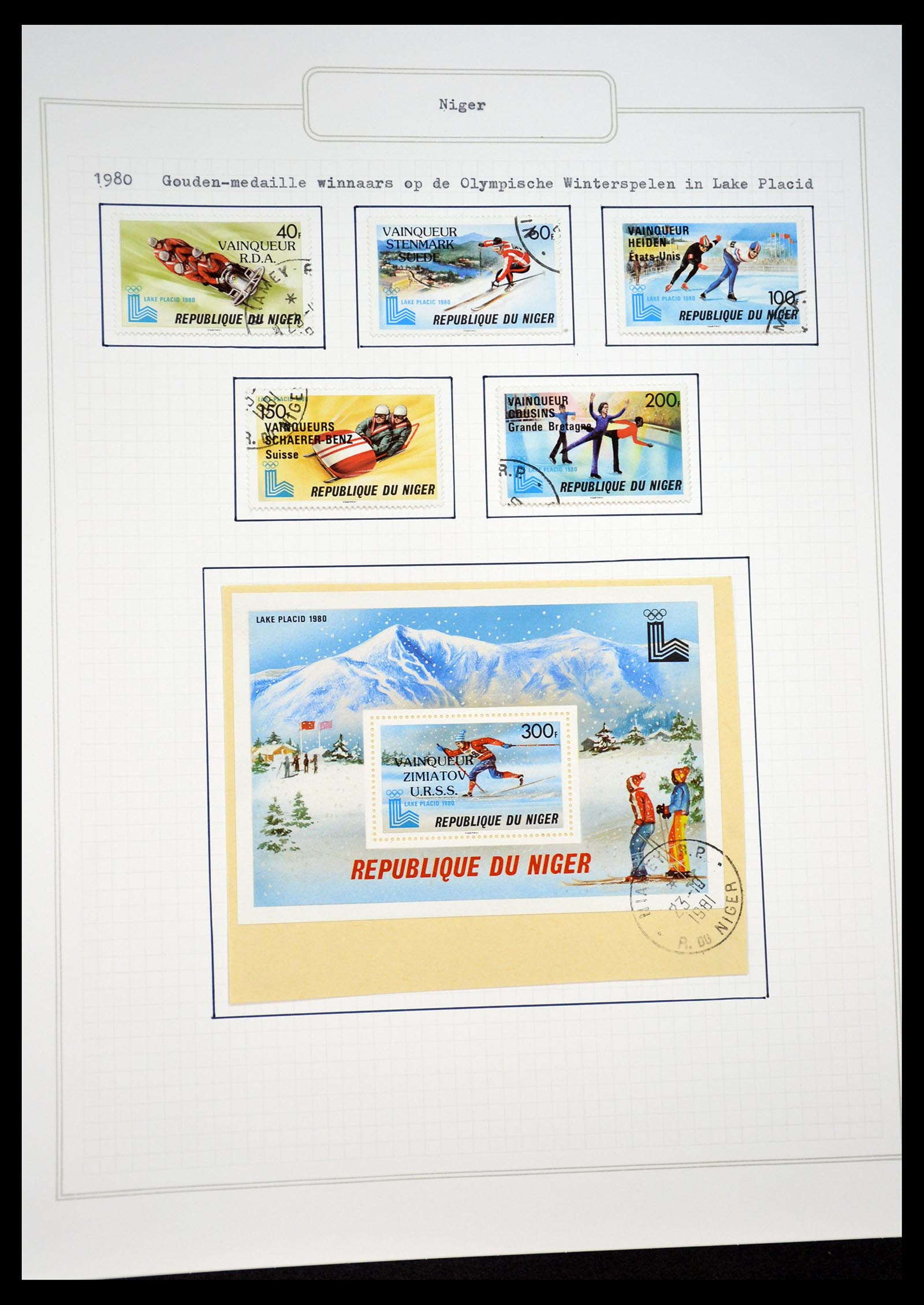 34460 0043 - Postzegelverzameling 34460 Motief Sport 1896-2018!
