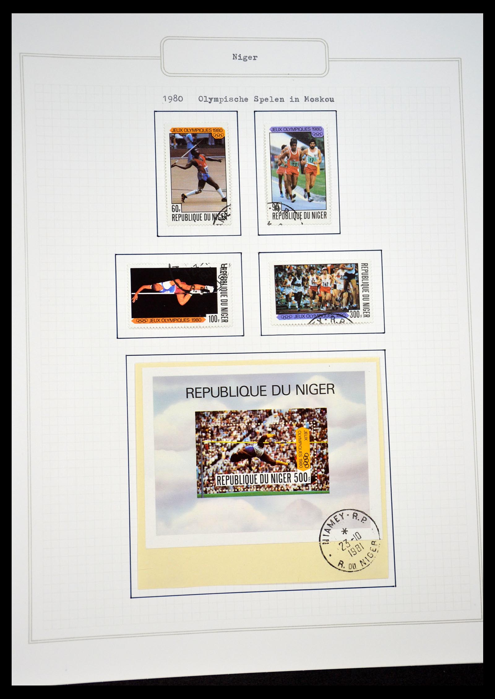 34460 0044 - Postzegelverzameling 34460 Motief Sport 1896-2018!
