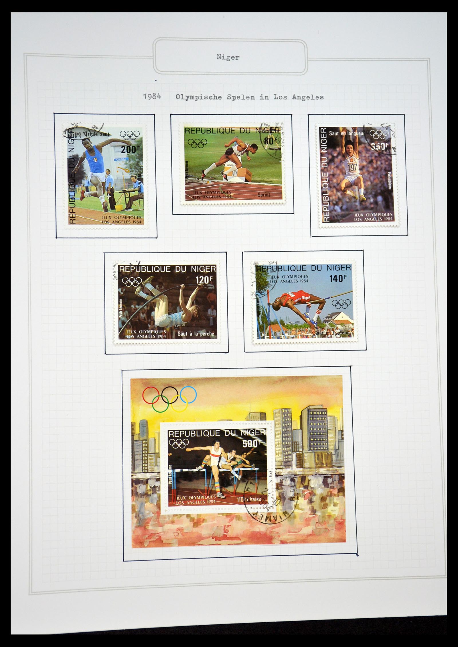 34460 0052 - Postzegelverzameling 34460 Motief Sport 1896-2018!