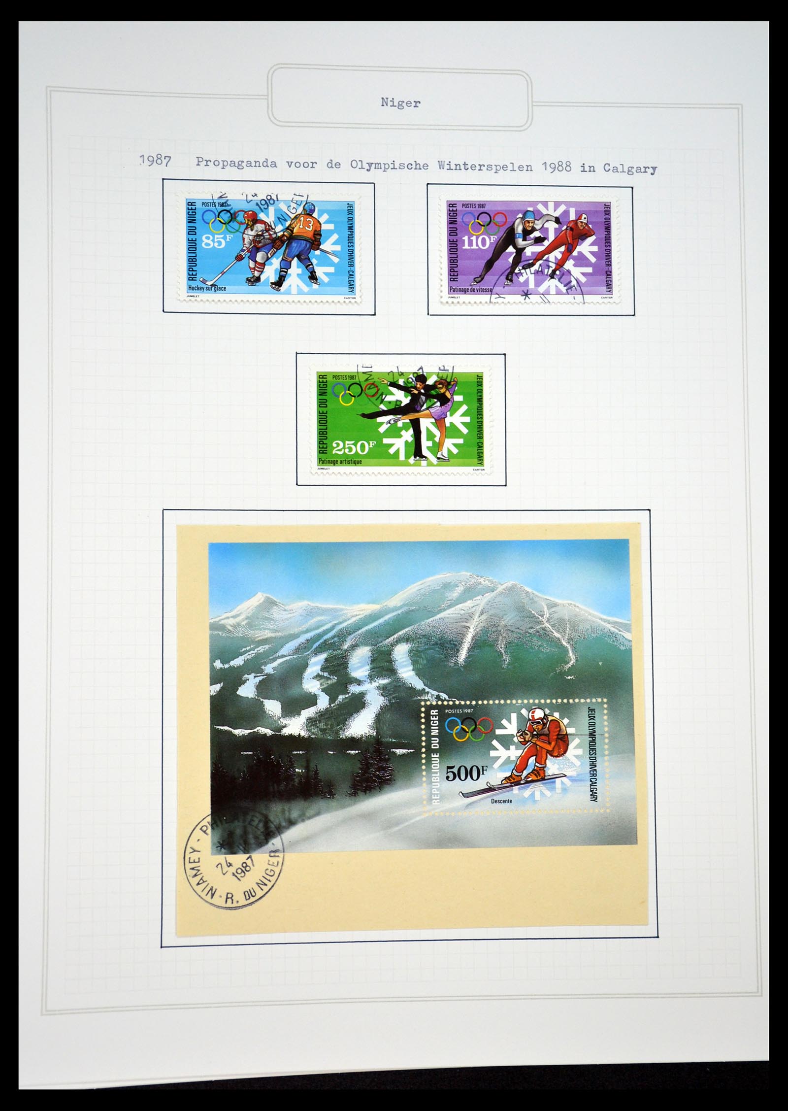 34460 0057 - Postzegelverzameling 34460 Motief Sport 1896-2018!