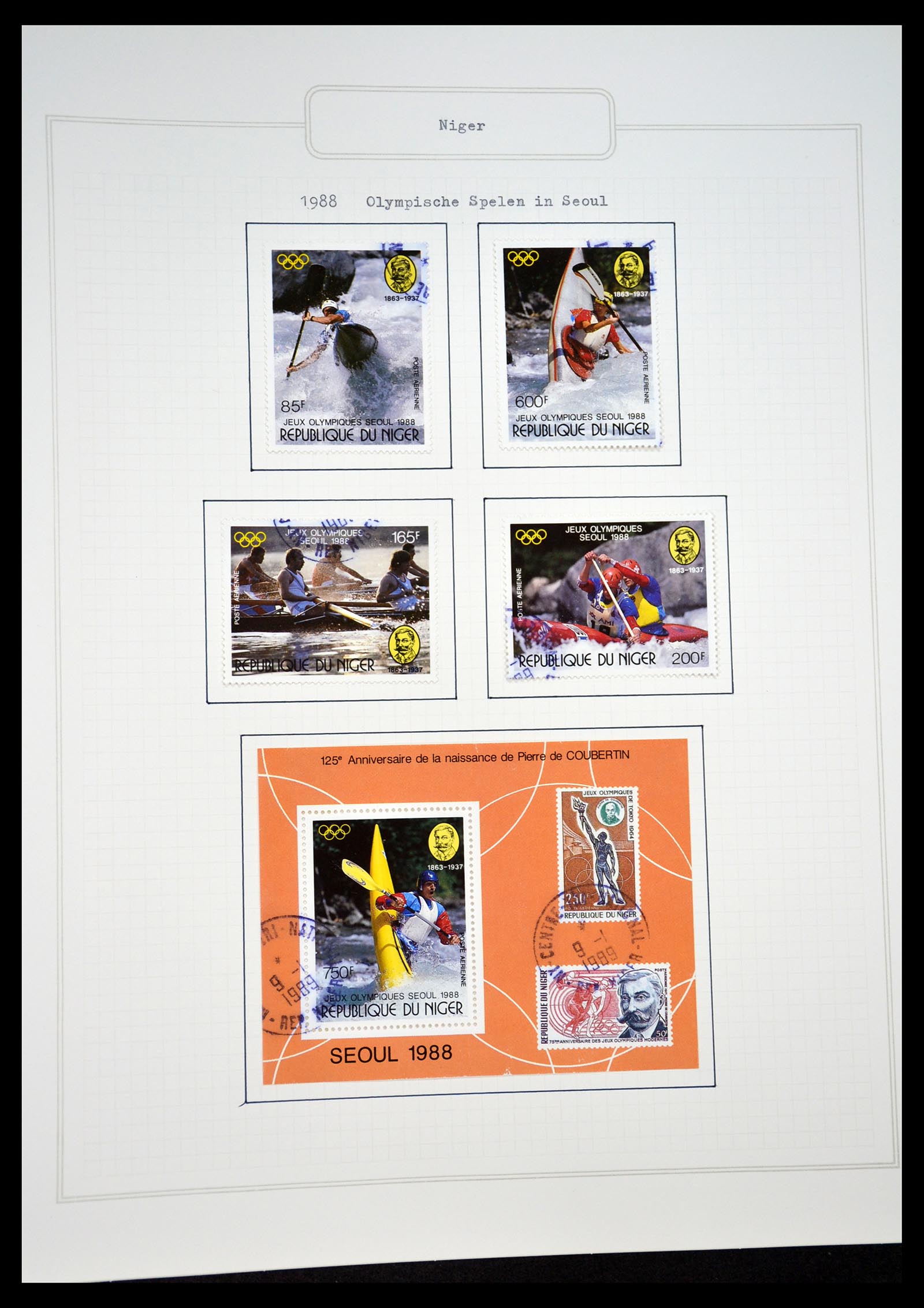 34460 0060 - Postzegelverzameling 34460 Motief Sport 1896-2018!