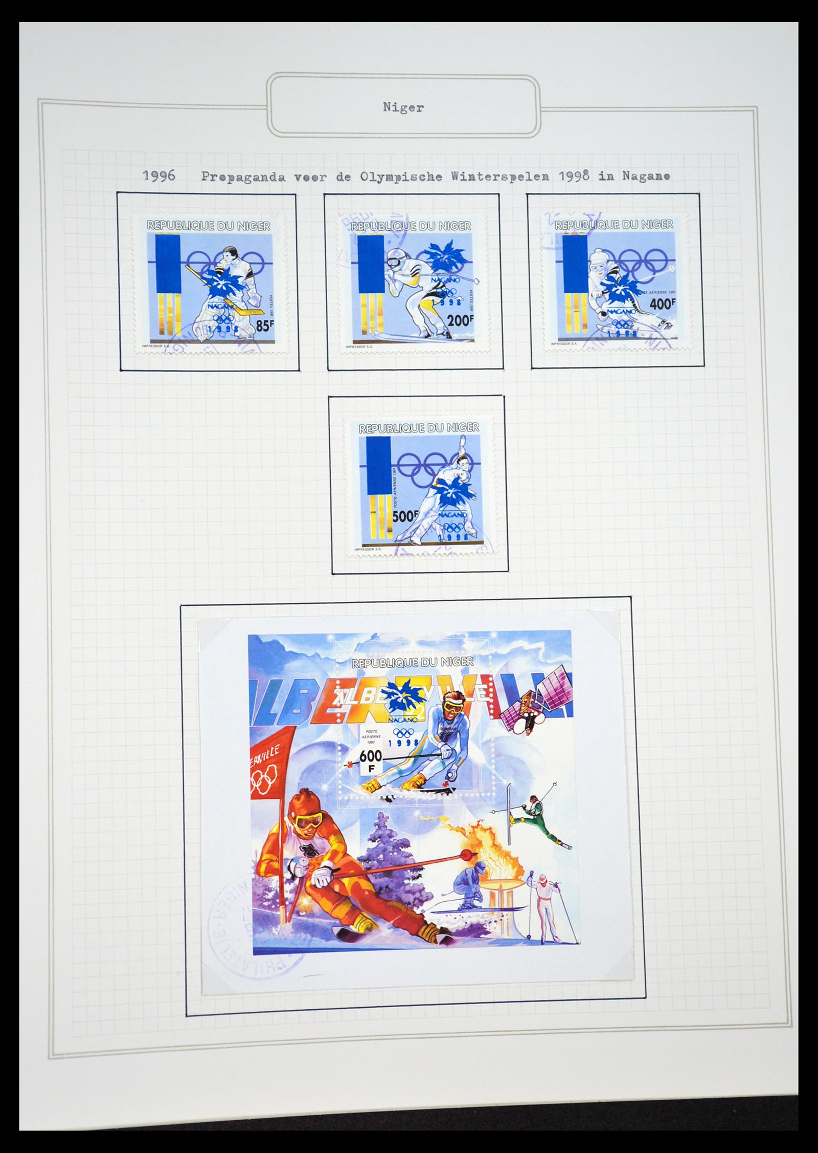 34460 0064 - Postzegelverzameling 34460 Motief Sport 1896-2018!