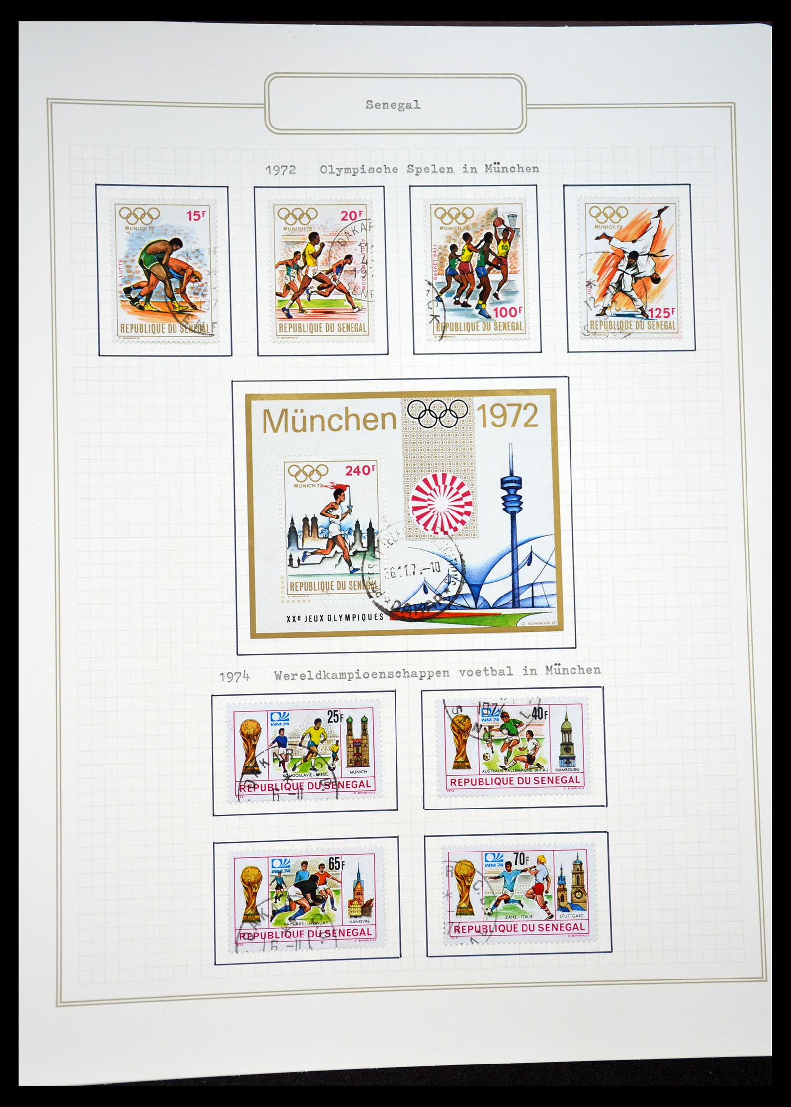 34460 0084 - Postzegelverzameling 34460 Motief Sport 1896-2018!