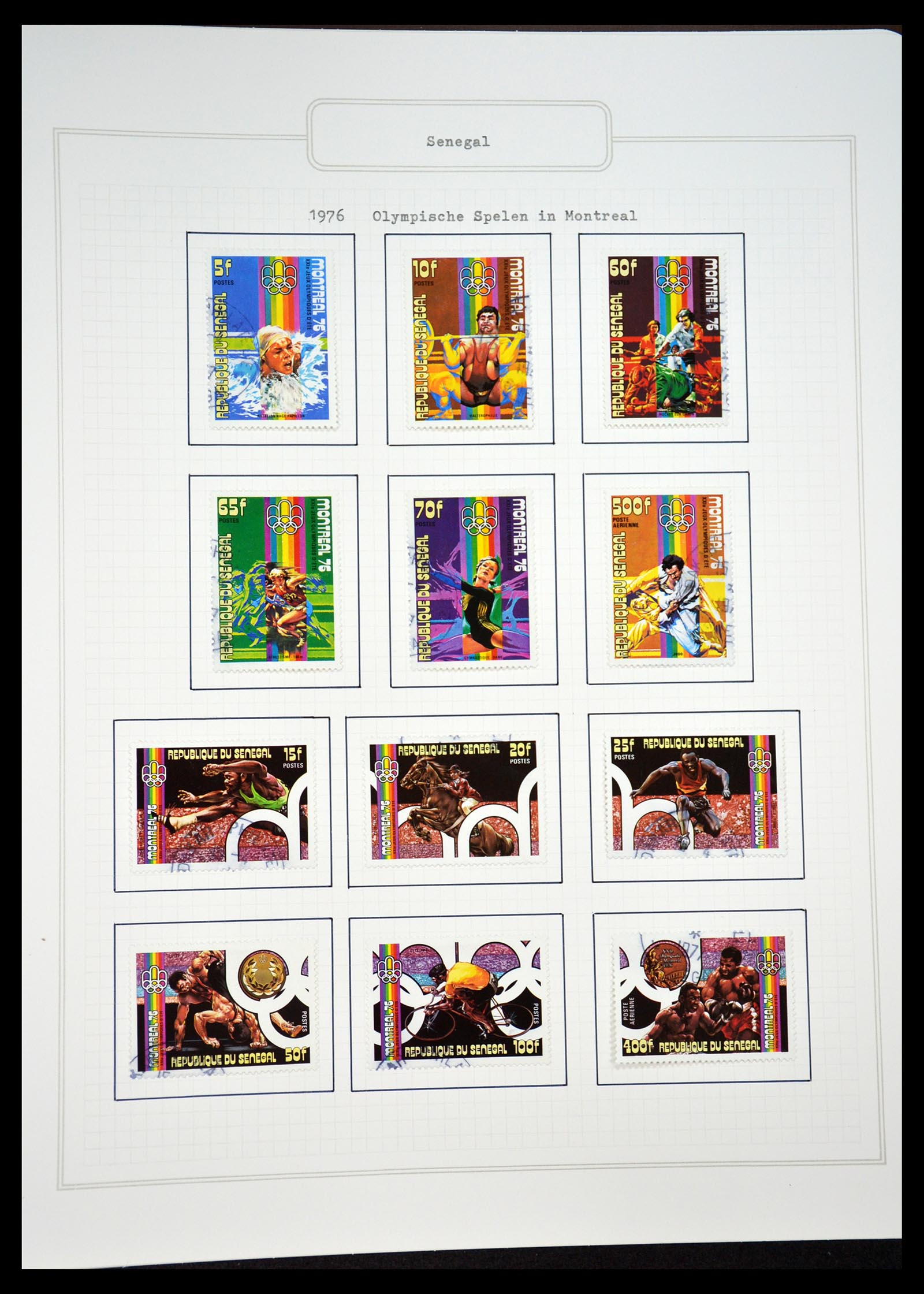 34460 0086 - Postzegelverzameling 34460 Motief Sport 1896-2018!