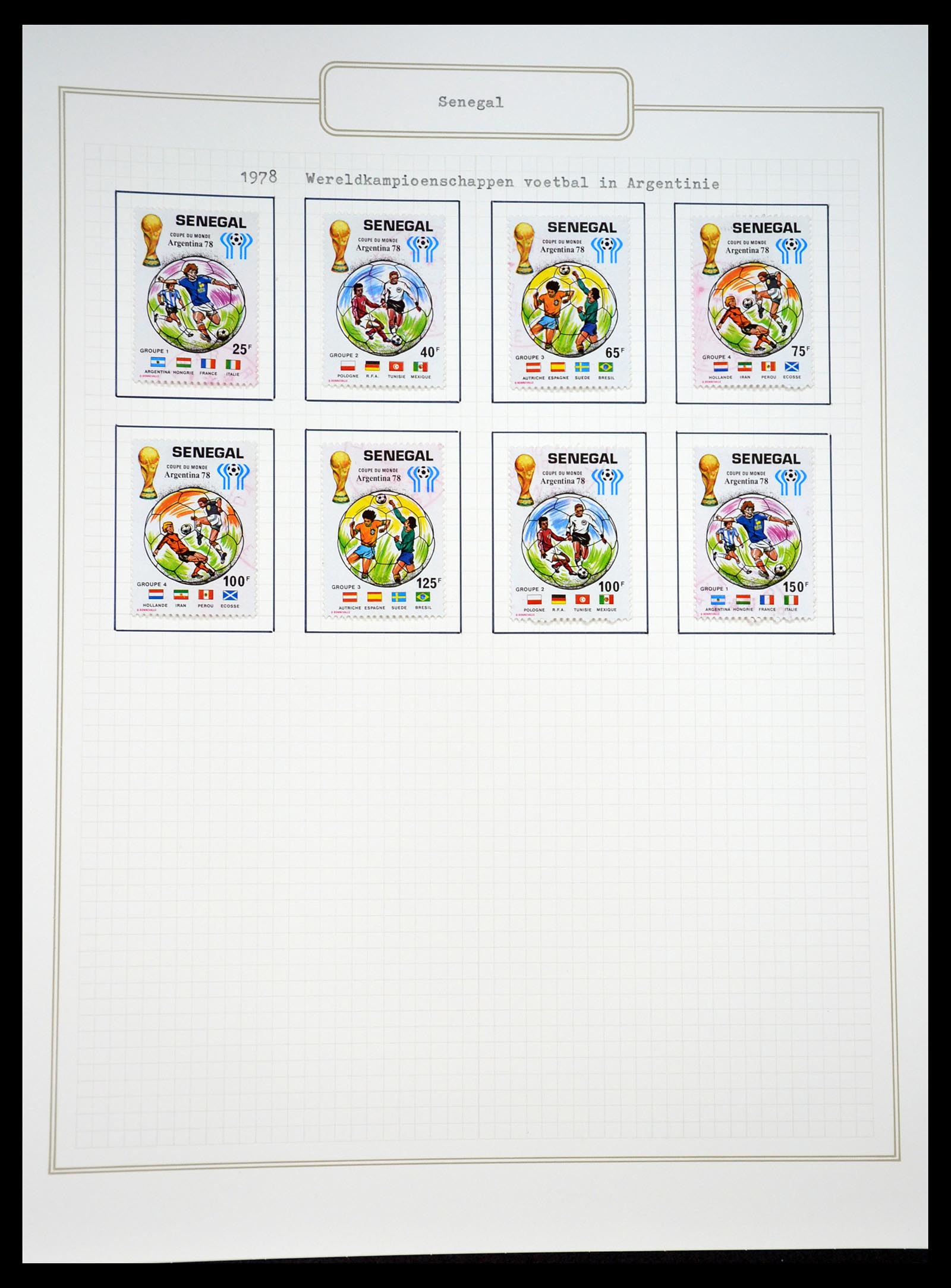 34460 0091 - Postzegelverzameling 34460 Motief Sport 1896-2018!