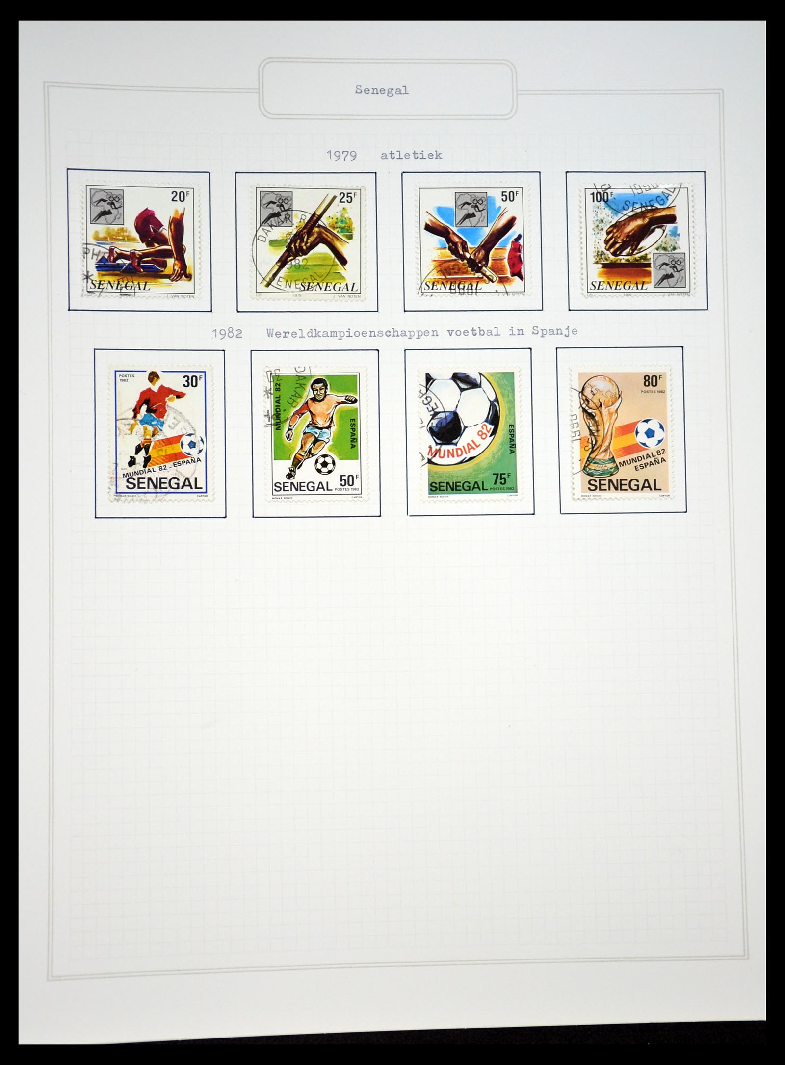 34460 0094 - Postzegelverzameling 34460 Motief Sport 1896-2018!
