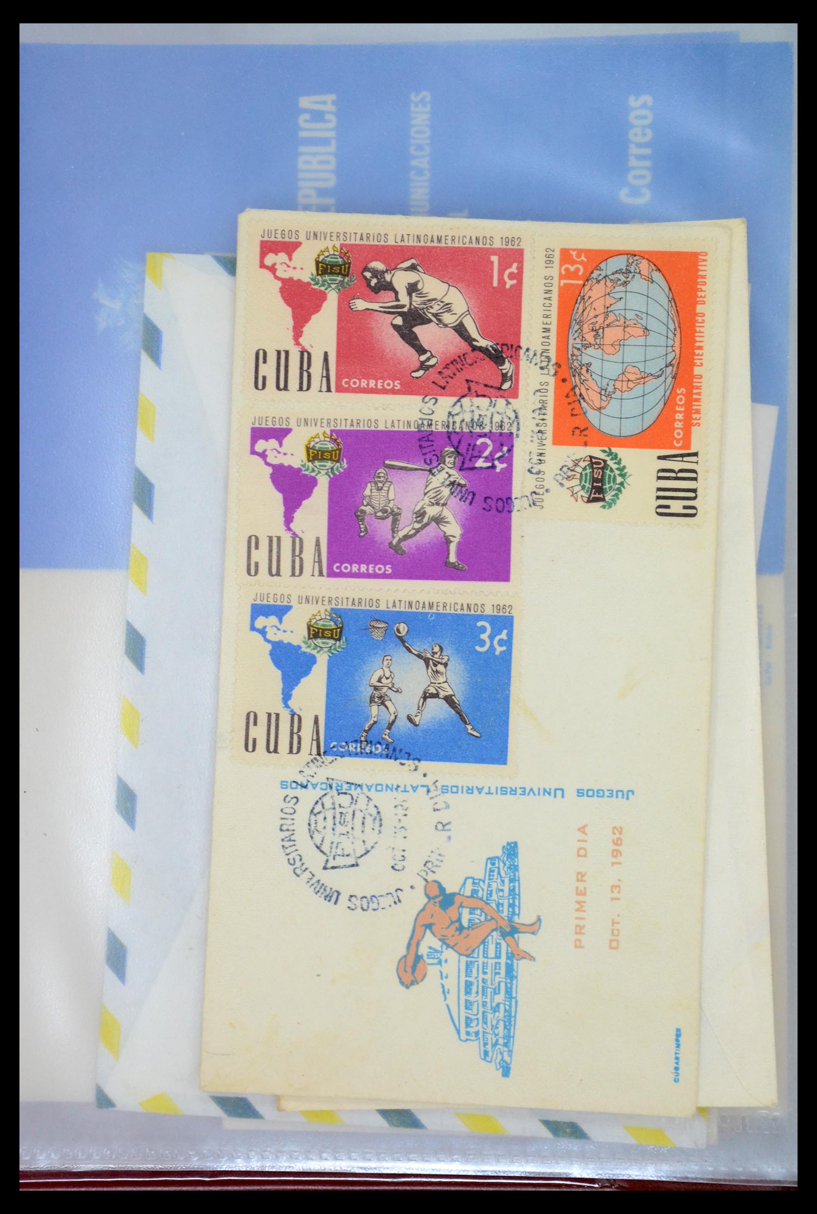 34460 6568 - Postzegelverzameling 34460 Motief Sport 1896-2018!