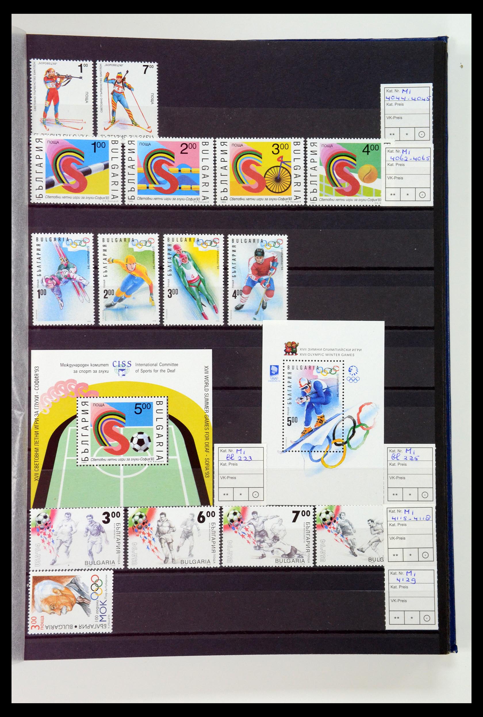 34460 6596 - Postzegelverzameling 34460 Motief Sport 1896-2018!