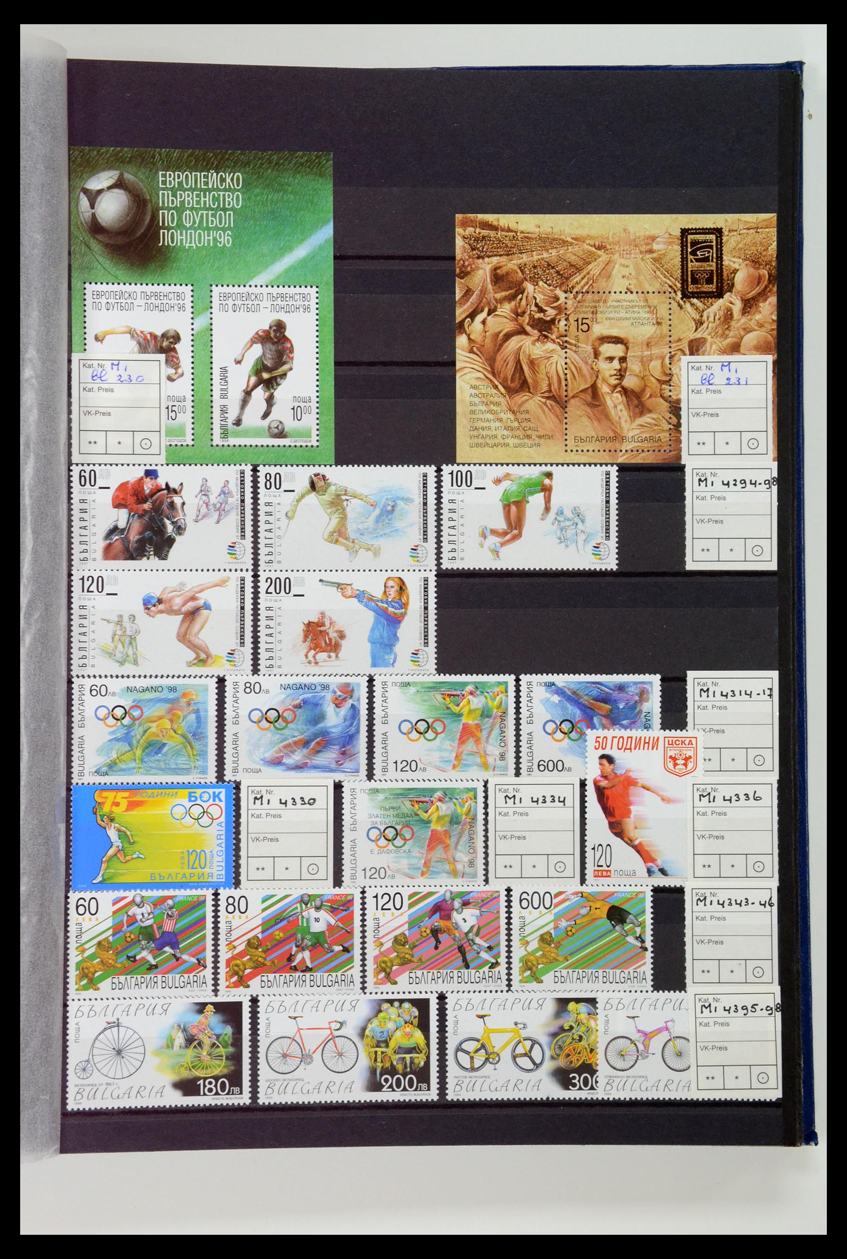 34460 6598 - Postzegelverzameling 34460 Motief Sport 1896-2018!