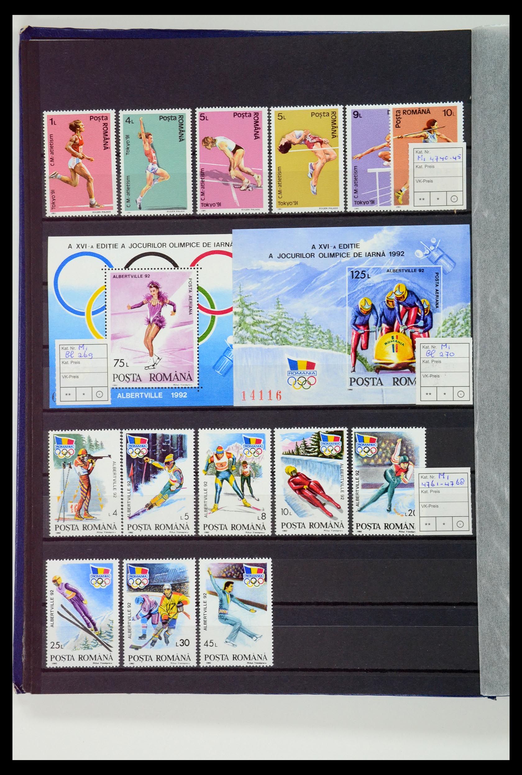 34460 6606 - Postzegelverzameling 34460 Motief Sport 1896-2018!