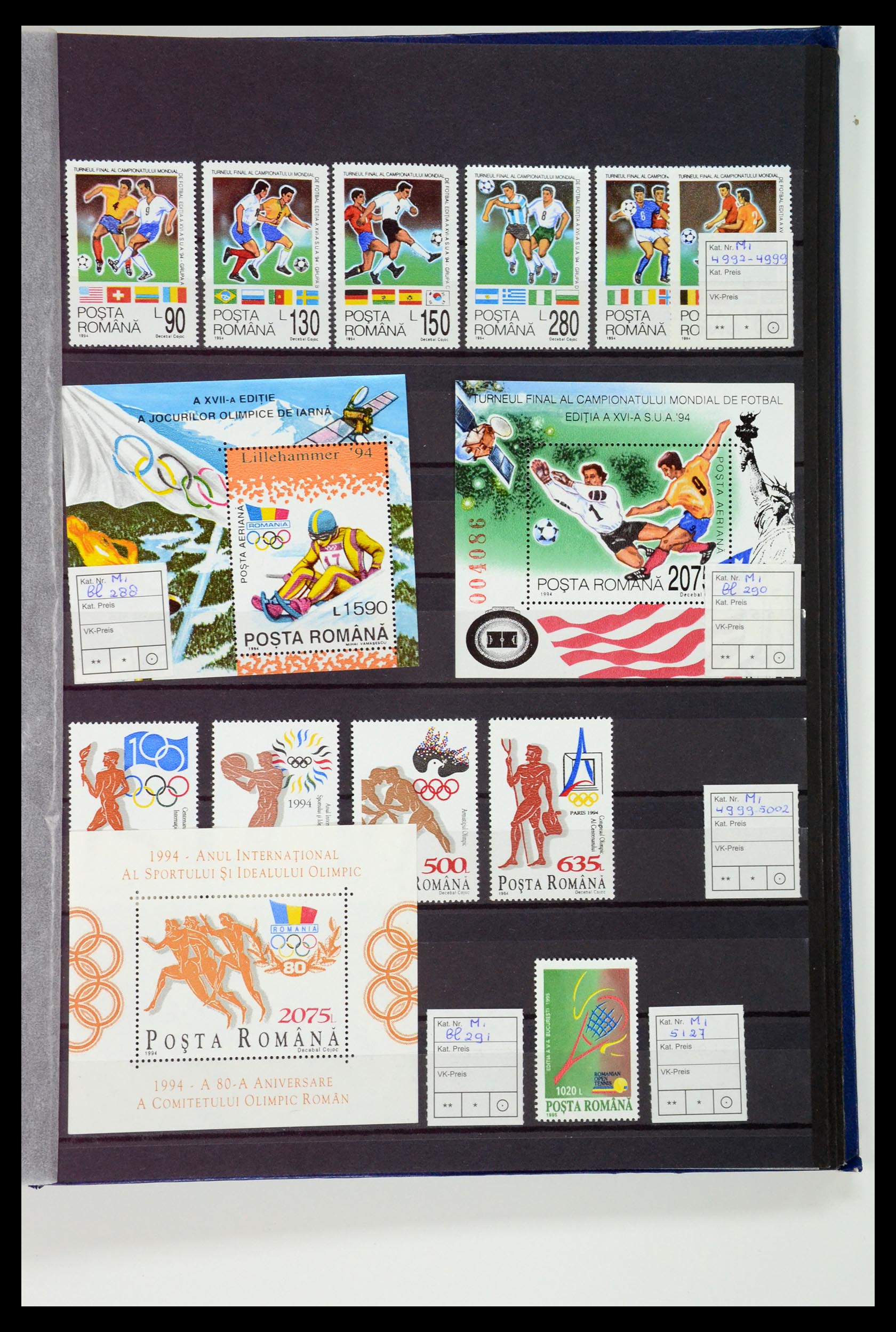 34460 6608 - Postzegelverzameling 34460 Motief Sport 1896-2018!