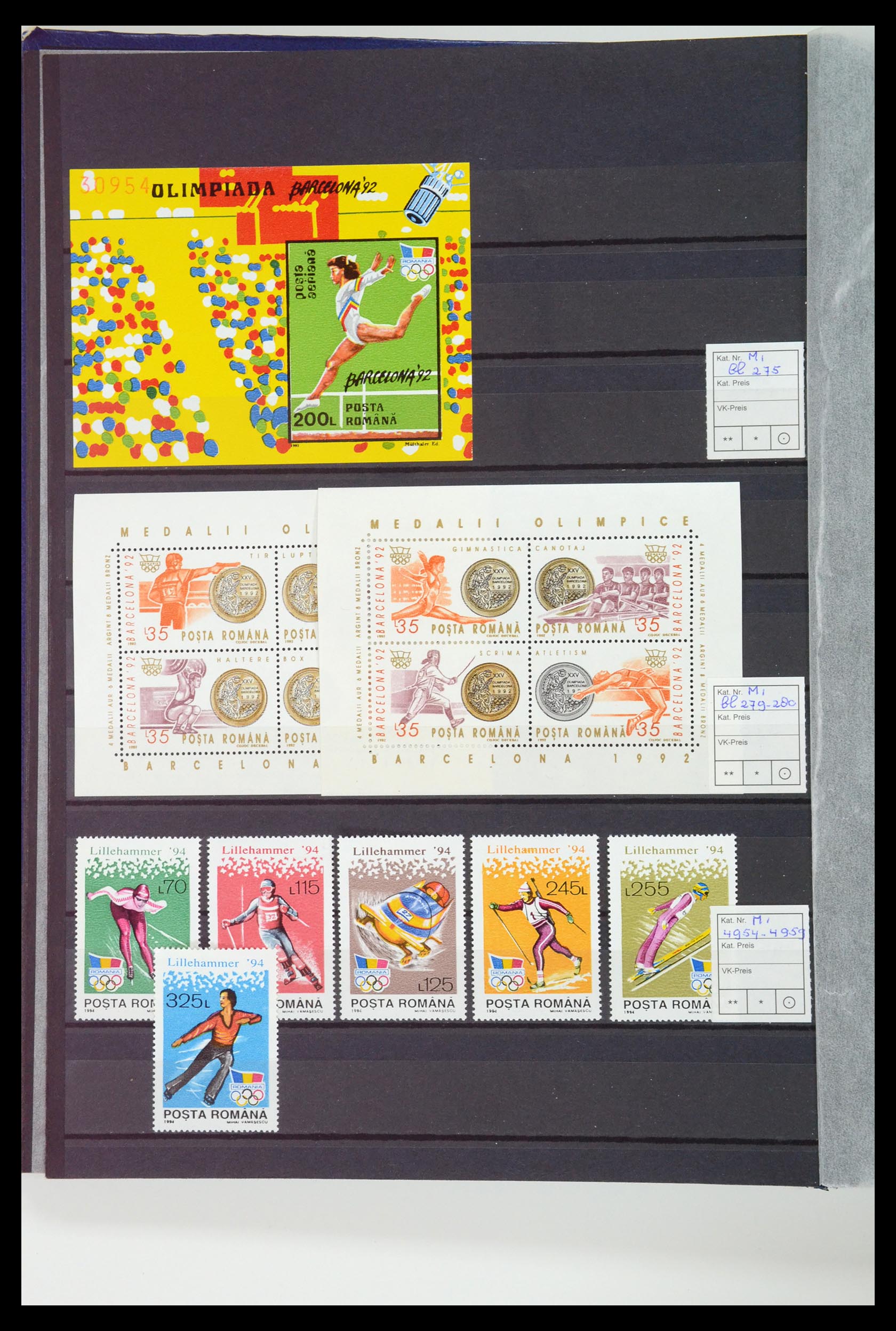 34460 6609 - Postzegelverzameling 34460 Motief Sport 1896-2018!