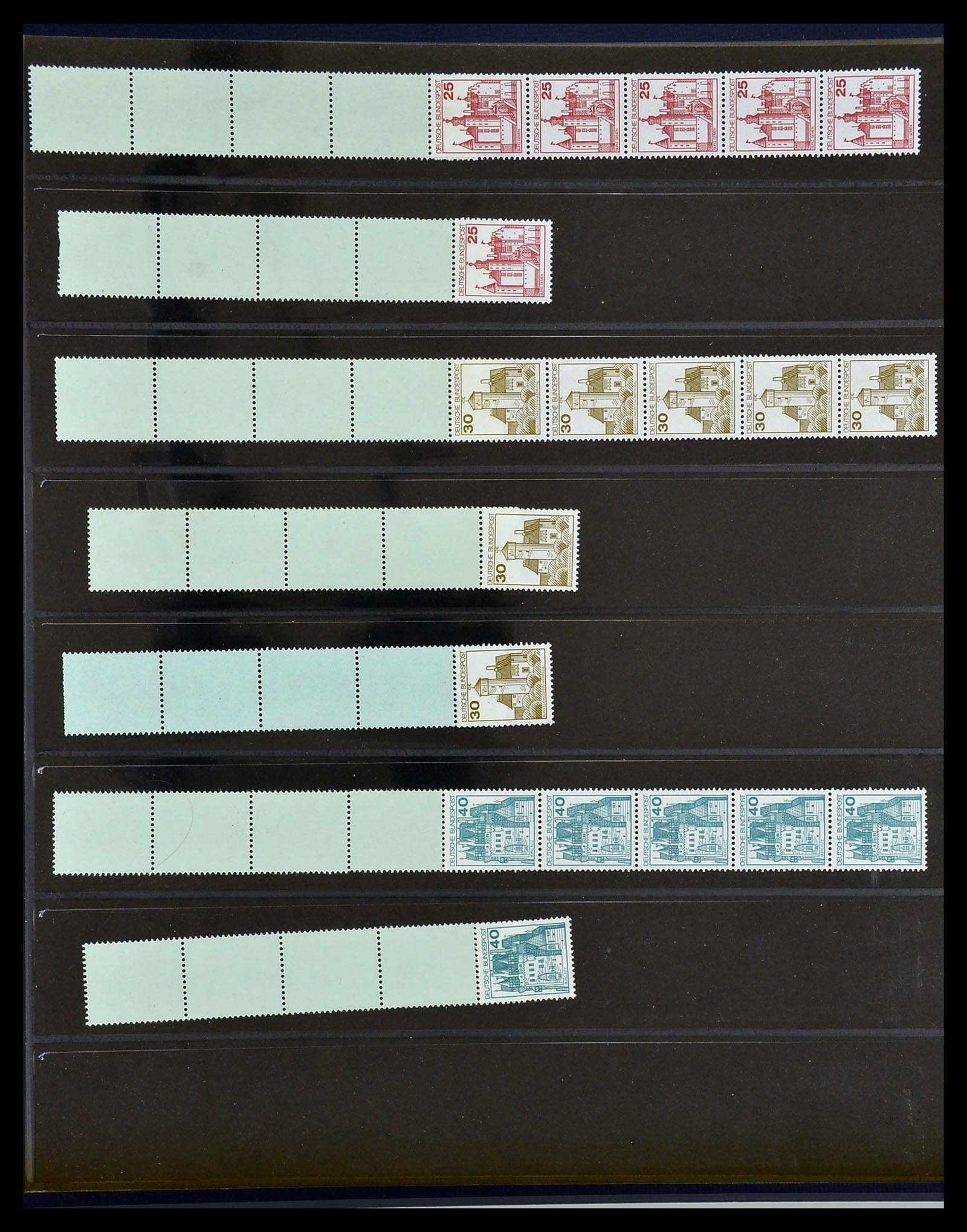 34461 017 - Postzegelverzameling 34461 Duitsland rolzegels 1910-2004.