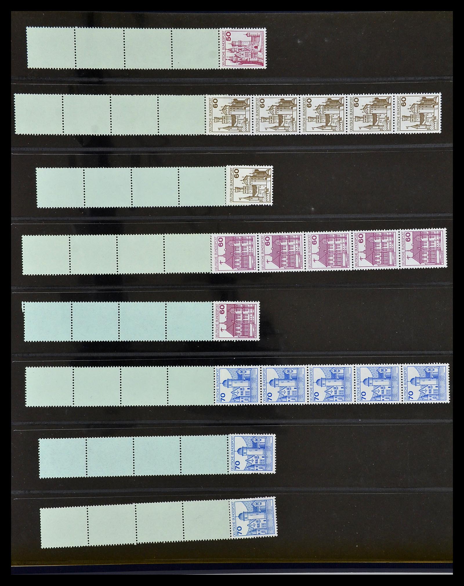 34461 019 - Stamp Collection 34461 Germany coil stamps 1910-2004.