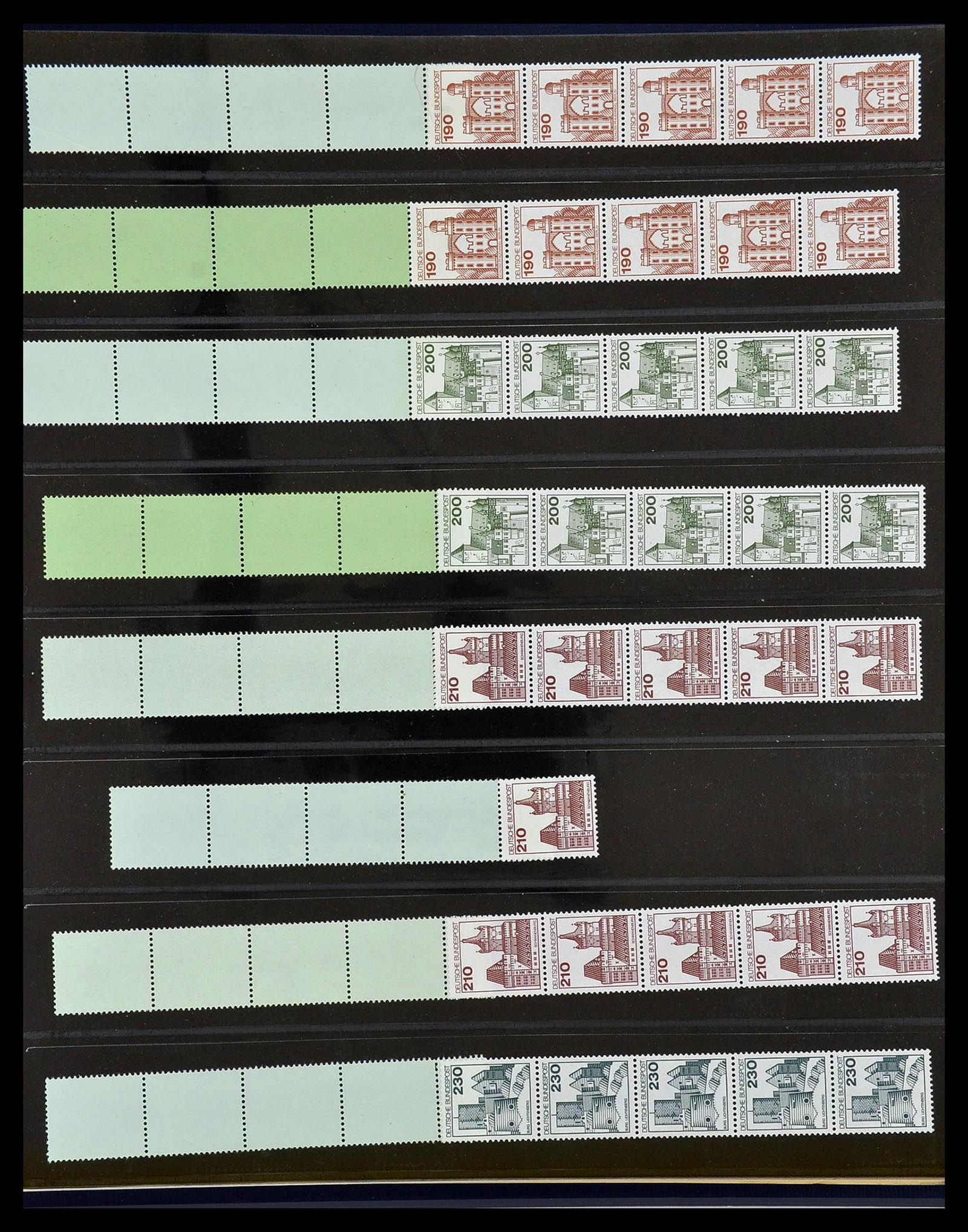 34461 021 - Postzegelverzameling 34461 Duitsland rolzegels 1910-2004.