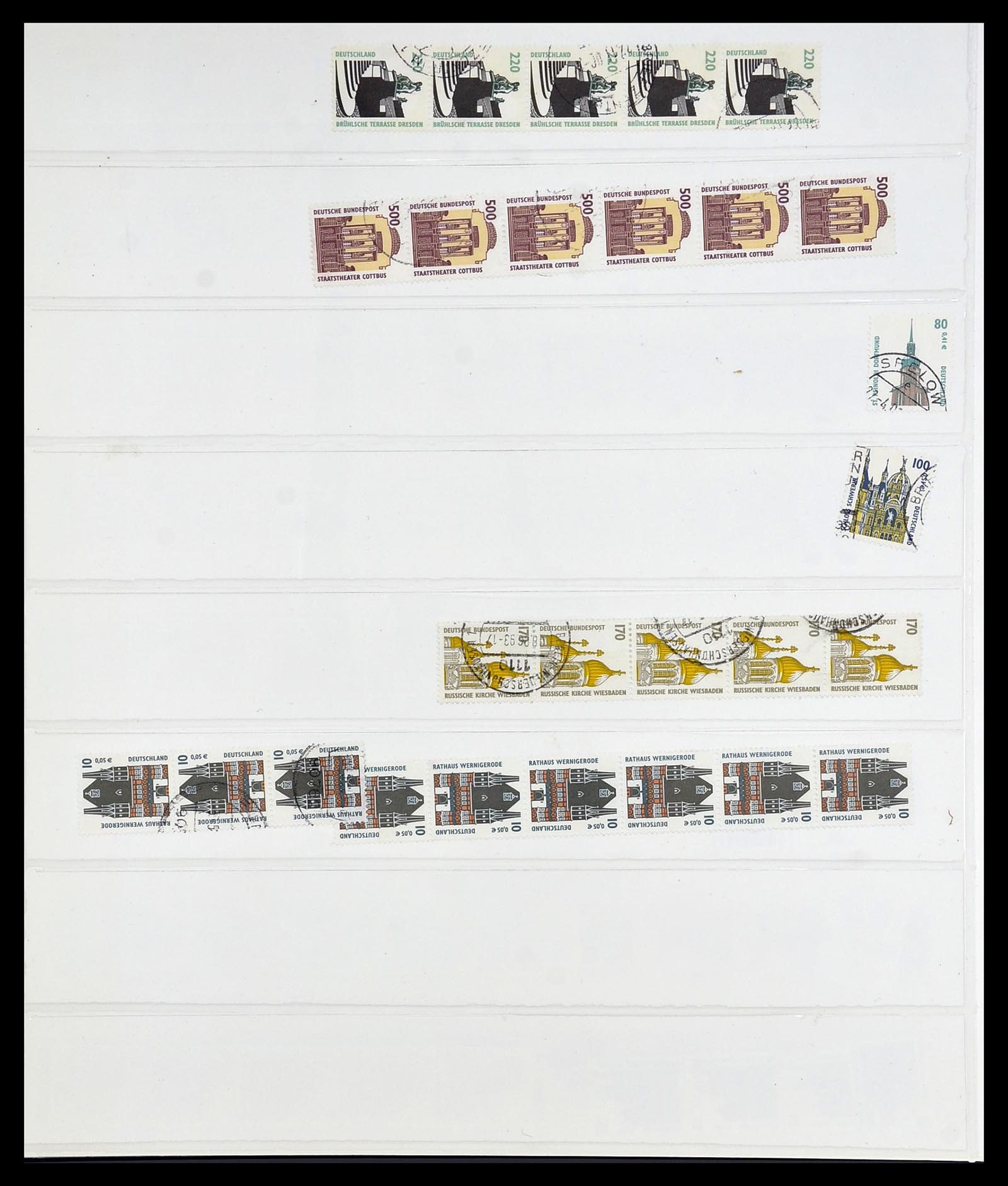 34461 026 - Postzegelverzameling 34461 Duitsland rolzegels 1910-2004.
