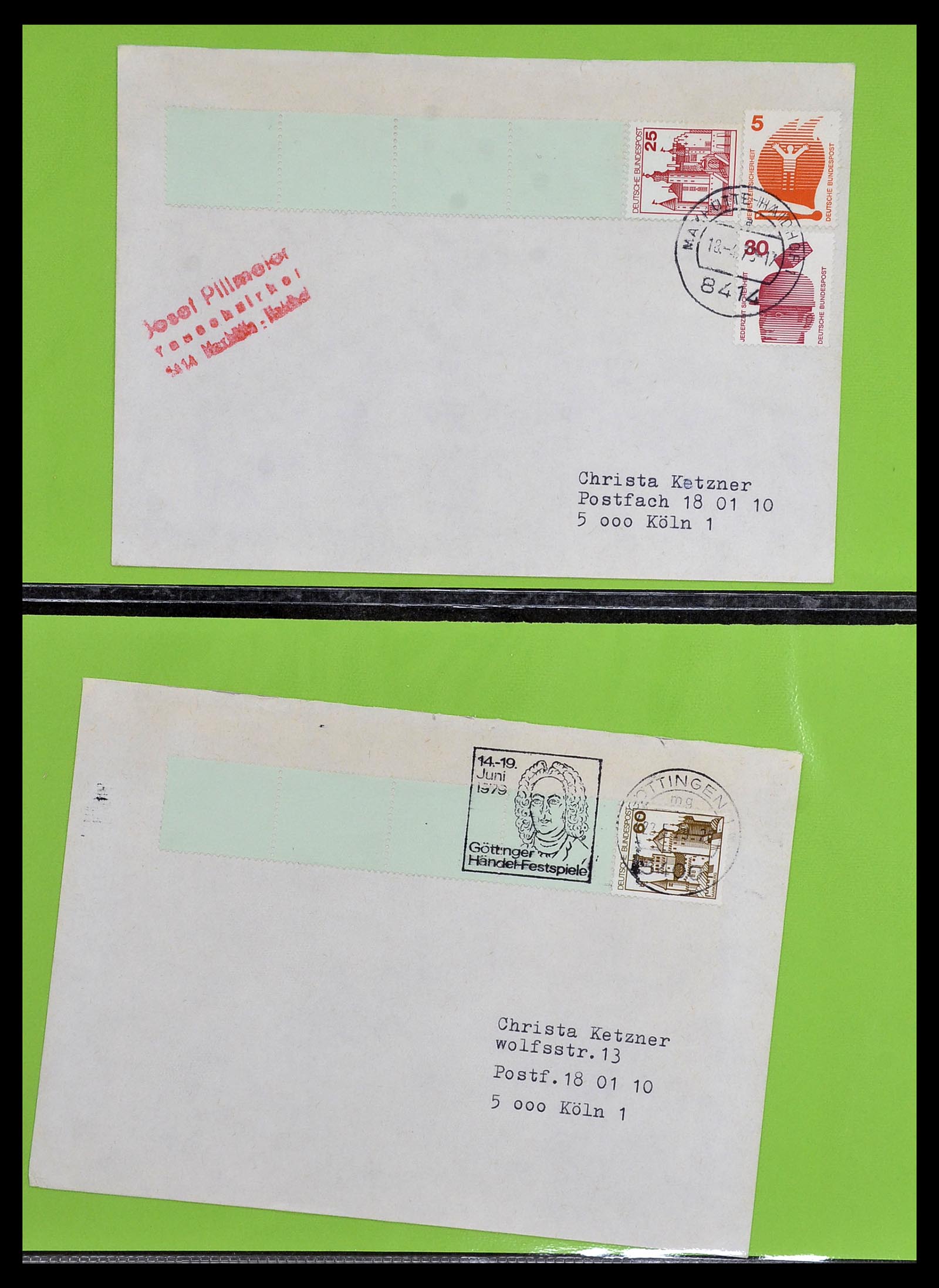 34461 037 - Postzegelverzameling 34461 Duitsland rolzegels 1910-2004.