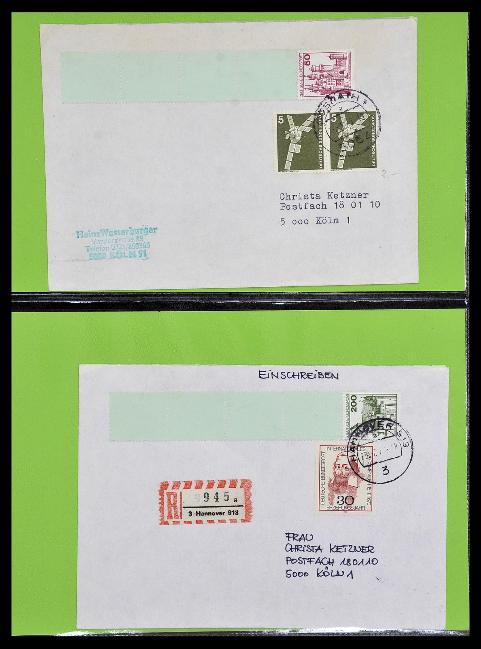 34461 038 - Postzegelverzameling 34461 Duitsland rolzegels 1910-2004.