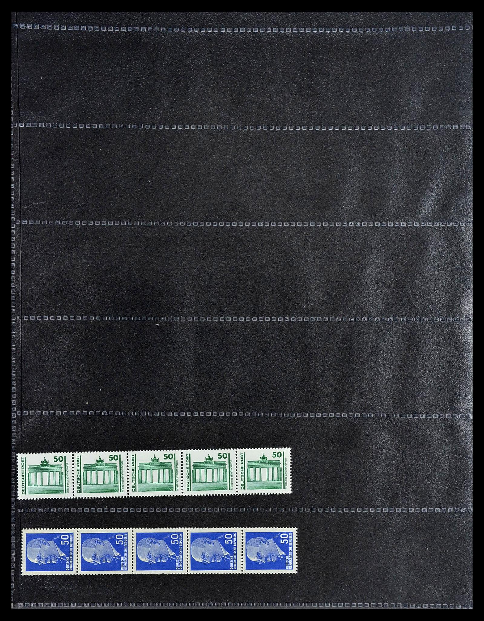 34461 044 - Postzegelverzameling 34461 Duitsland rolzegels 1910-2004.