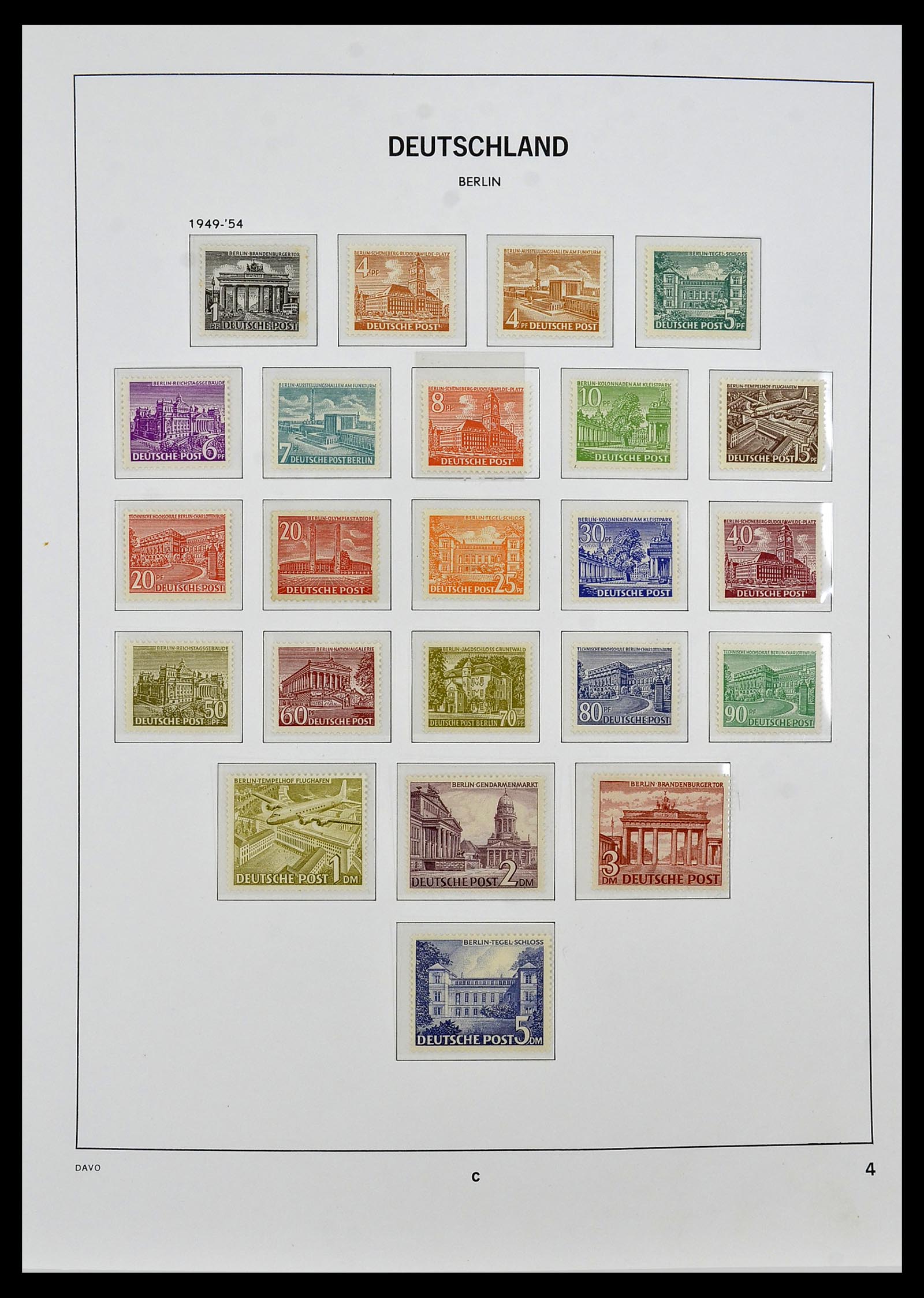 34462 004 - Stamp Collection 34462 Berlin 1948-1990.