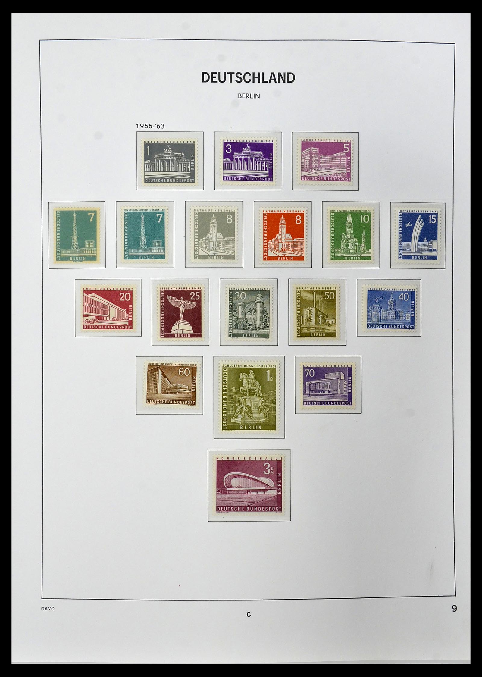 34462 009 - Stamp Collection 34462 Berlin 1948-1990.
